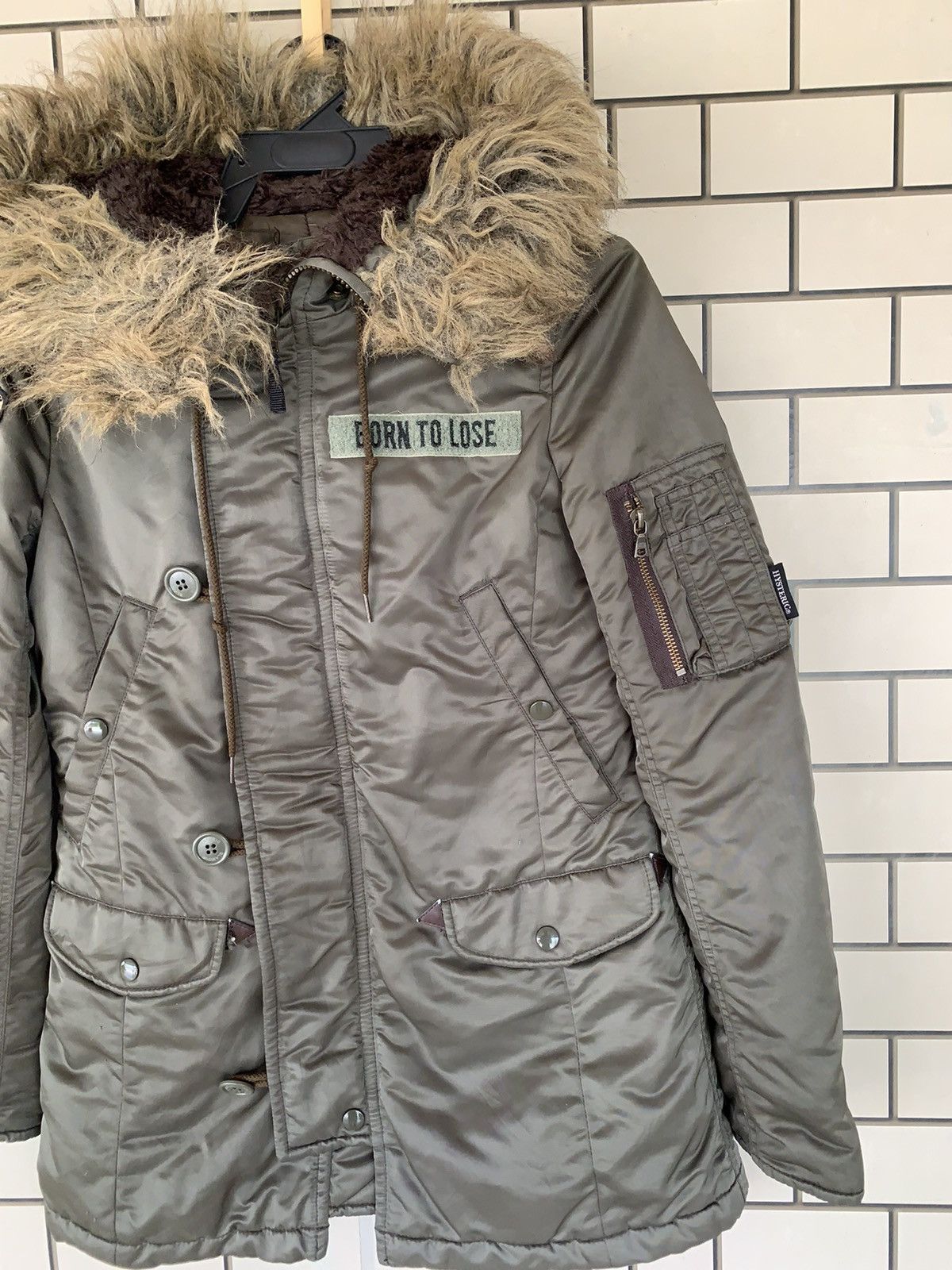 Hysteric Glamour Japanese Brand Hysteric Glamour Mohair Army Jacket Size US M / EU 48-50 / 2 - 7 Thumbnail