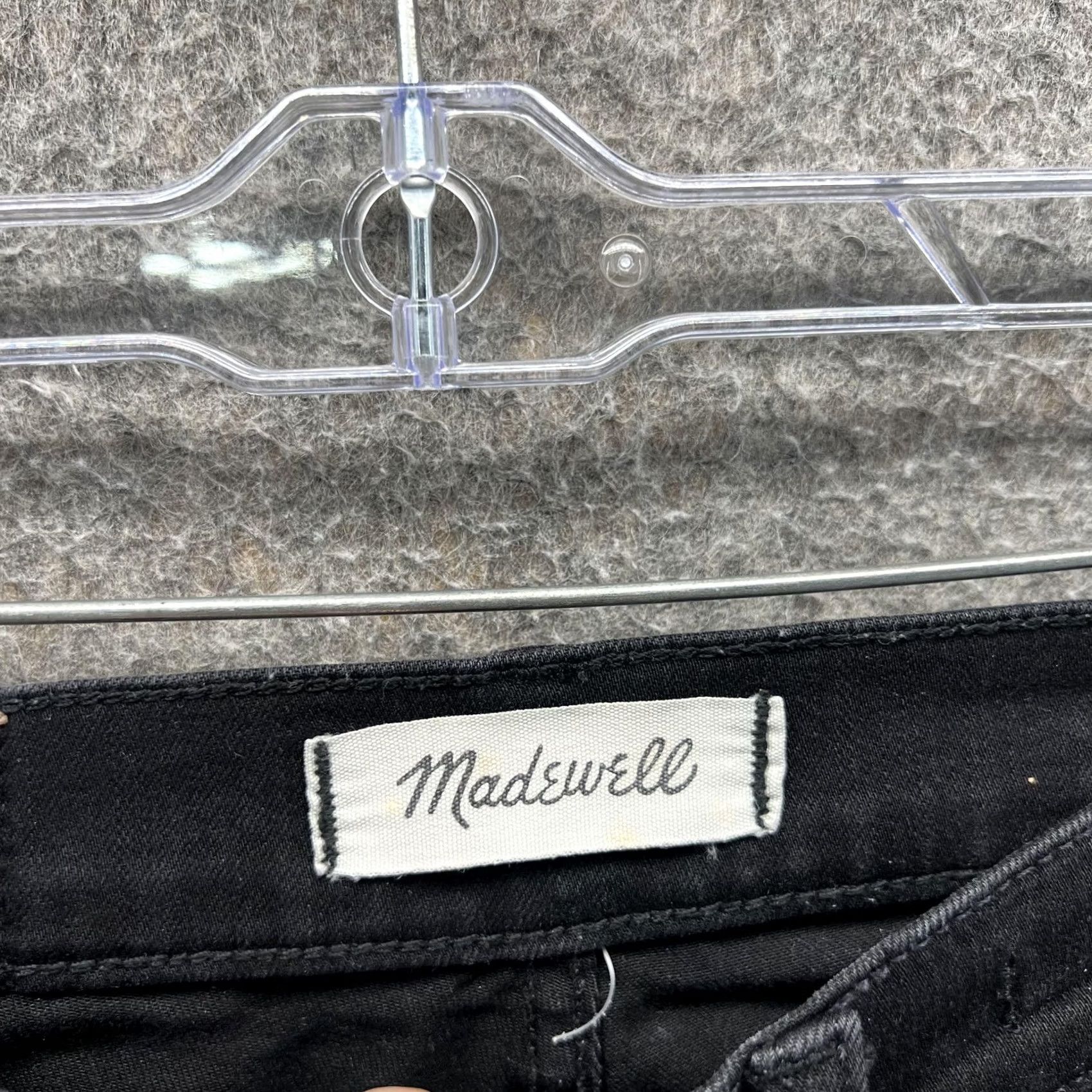 Madewell Madewell Jeans Womens 25 Black Roadtripper Skinny High Rise Stretch Denim Size 42" / US 20 - 4 Thumbnail