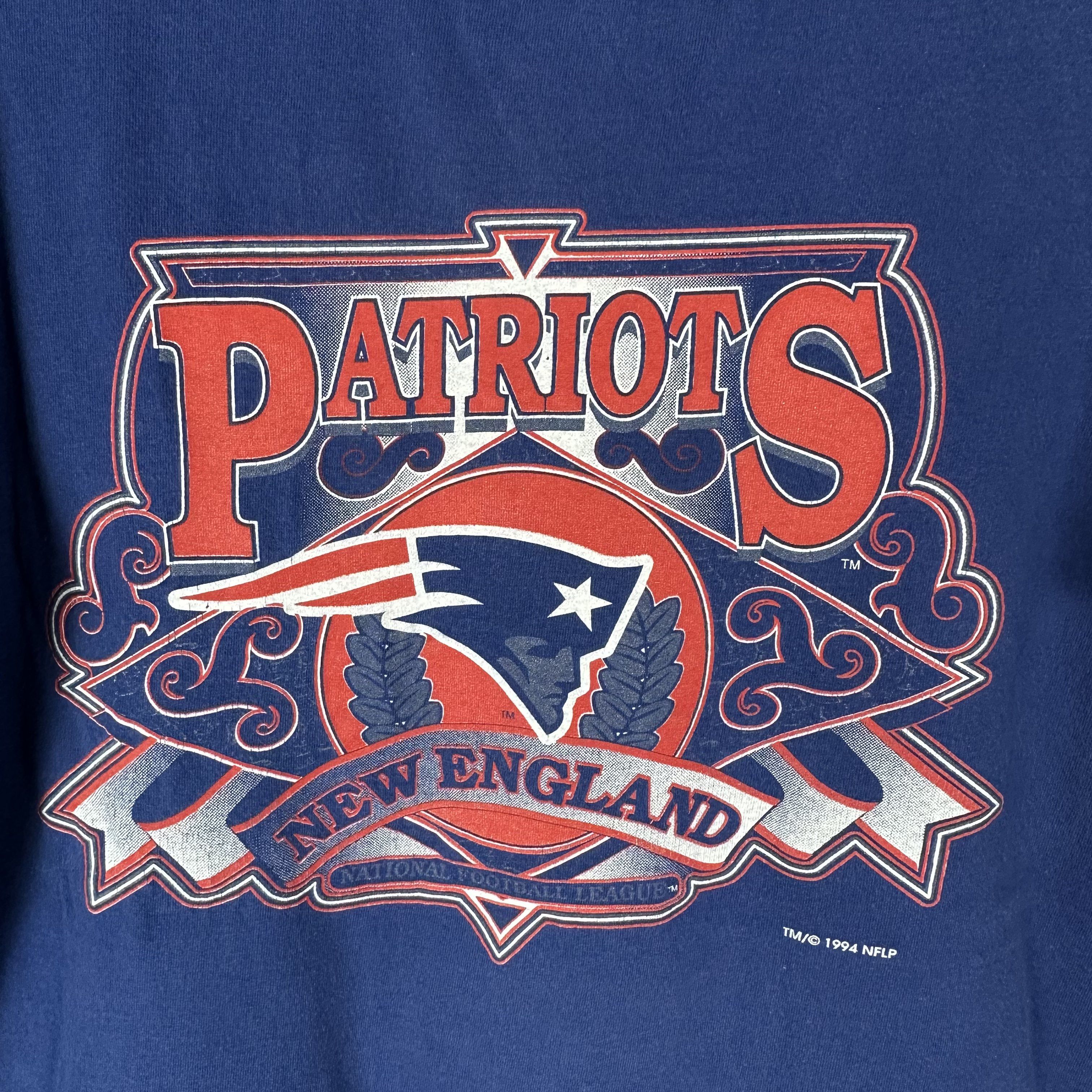 Vintage Vintage 1994 New England Patriots NFL T-shirt Size US XL / EU 56 / 4 - 2 Thumbnail