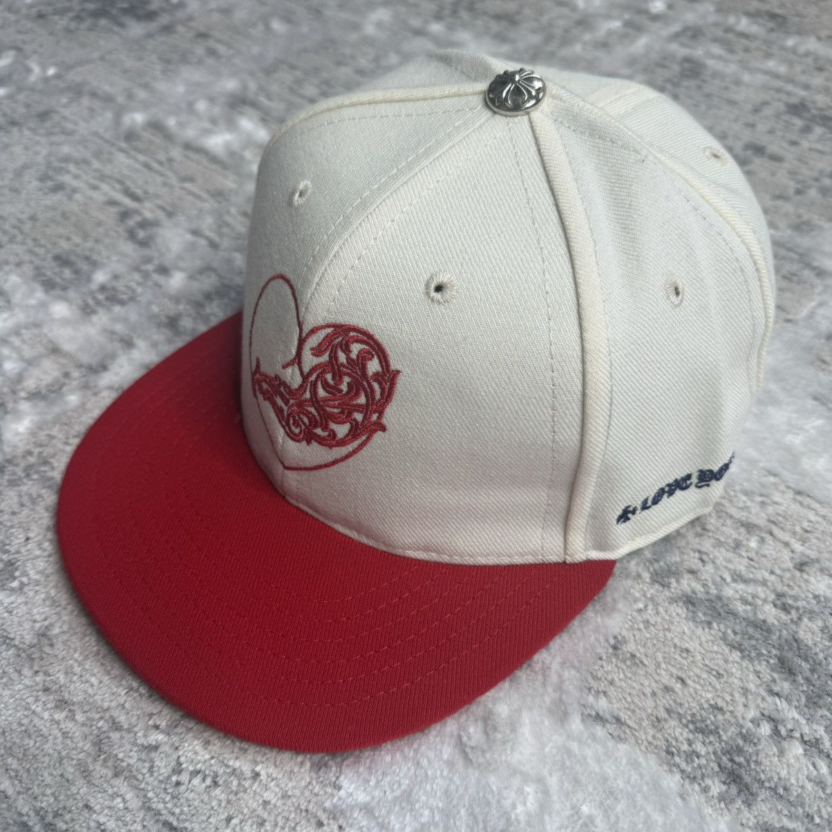 Chrome Hearts Love you heart fitted cap hat Sz- 7 5/8 Size ONE SIZE - 1 Thumbnail