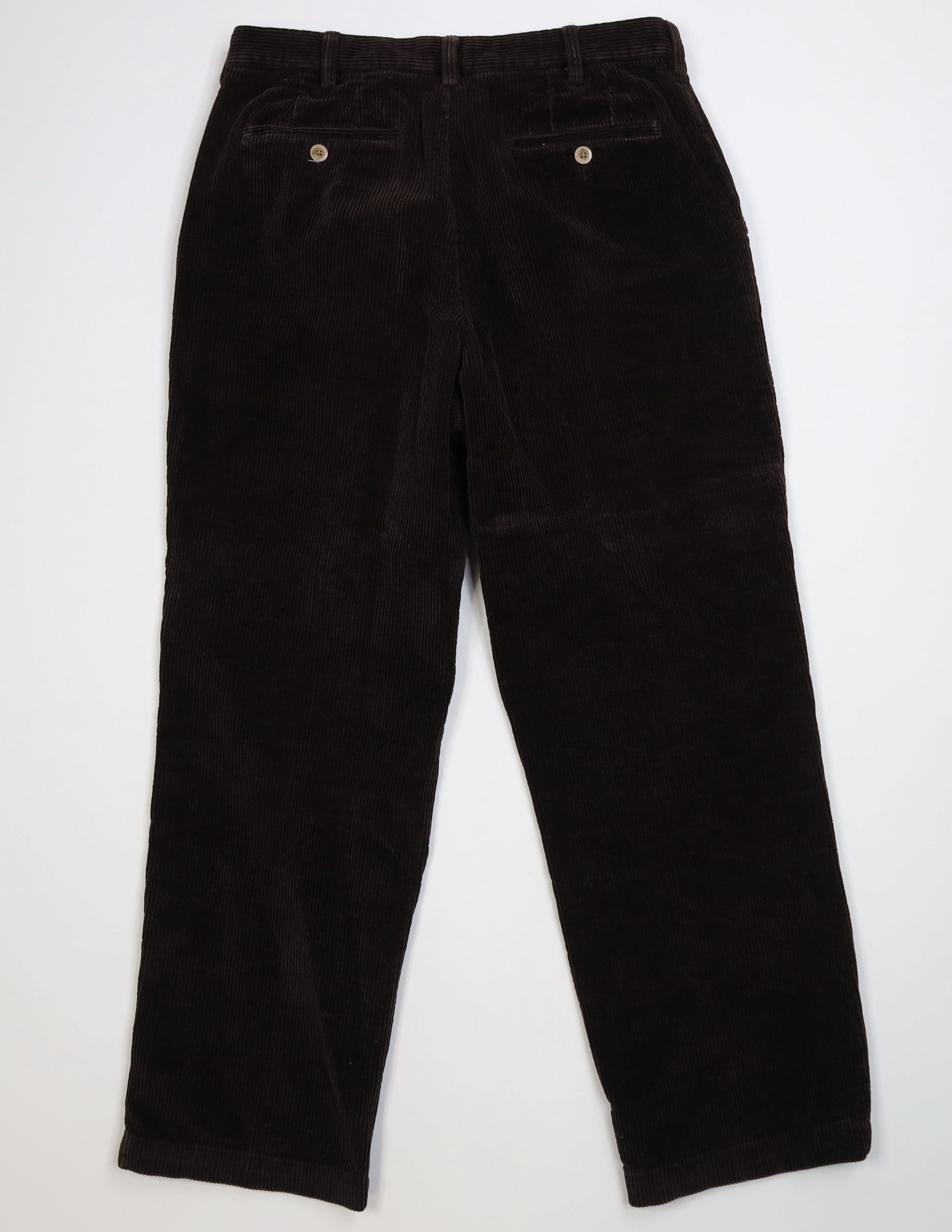 Vintage Vintage 90s Streetwear Heavy Wide Leg Corduroy Pants Brown Size US 32 / EU 48 - 10 Thumbnail