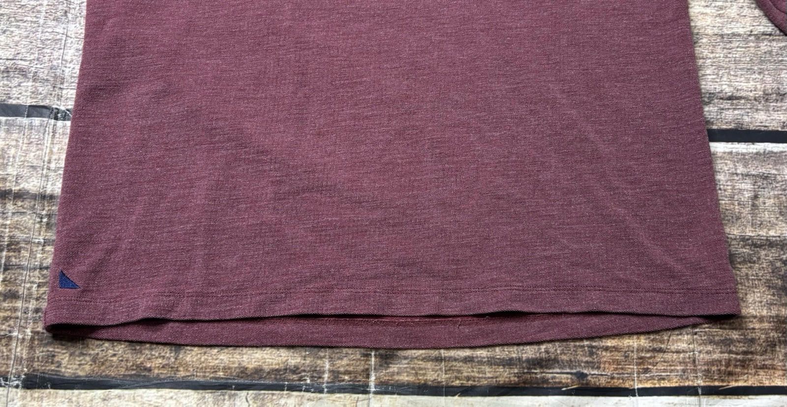 UNTUCKit Untuckit Polo Shirt Men's XL Burgundy Long Sleeve Logo Golf Size US XL / EU 56 / 4 - 5 Thumbnail