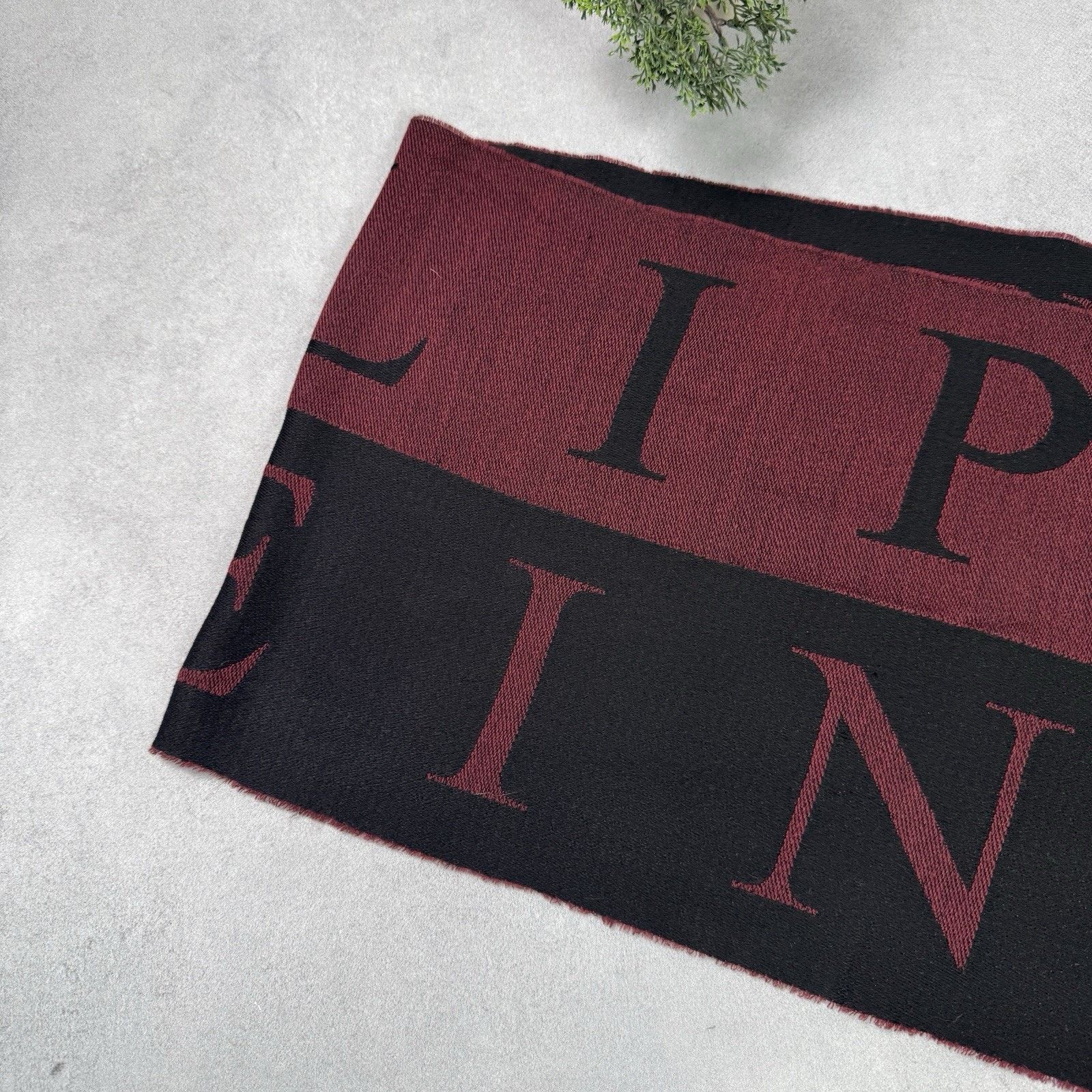 Philipp Plein Philipp Plein Men Scarf Big Logo Size ONE SIZE - 13 Thumbnail