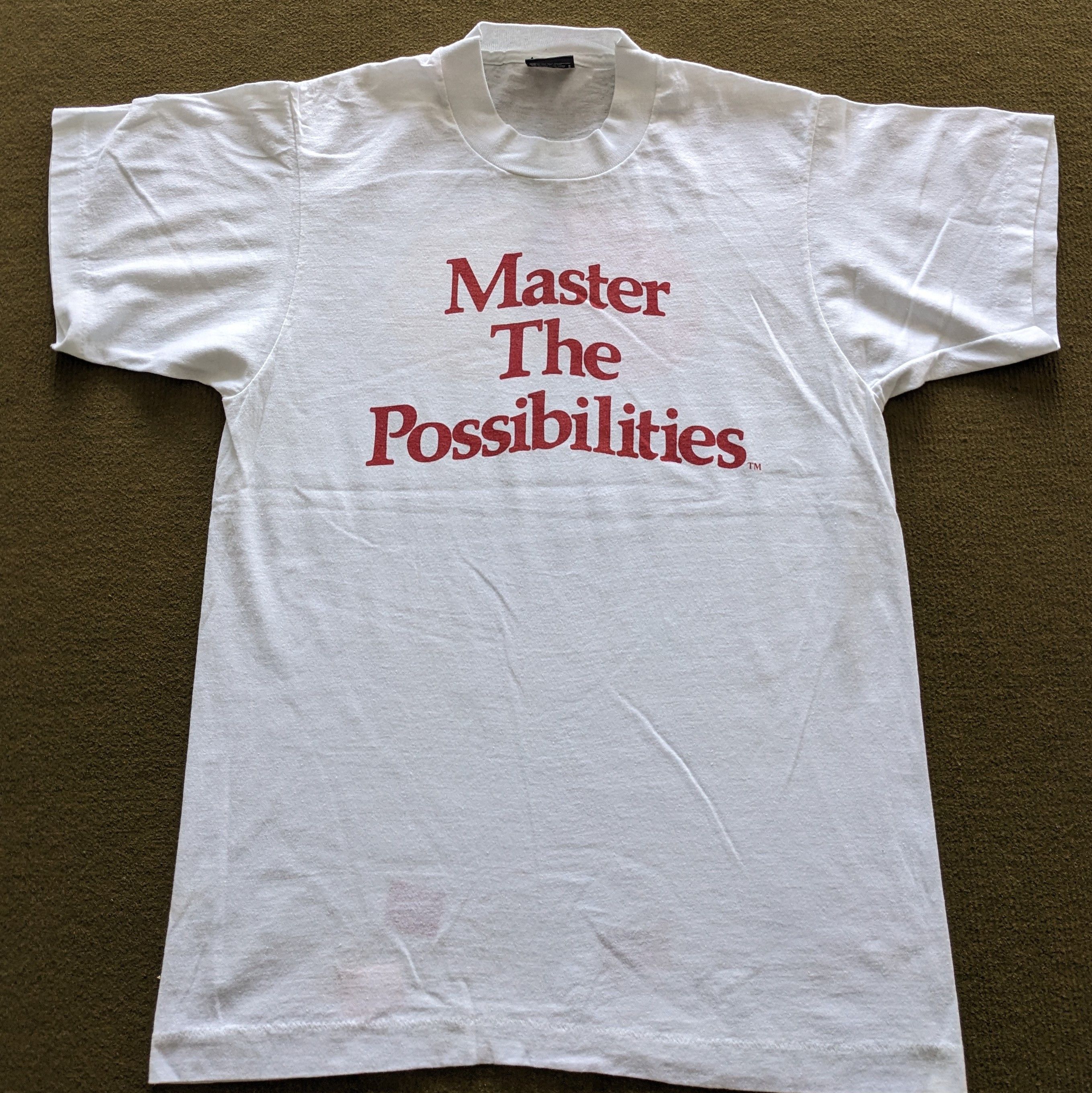 Other Vintage 90's MASTER CARD Streetwear T-shirt Size US S / EU 44-46 / 1 - 3 Thumbnail