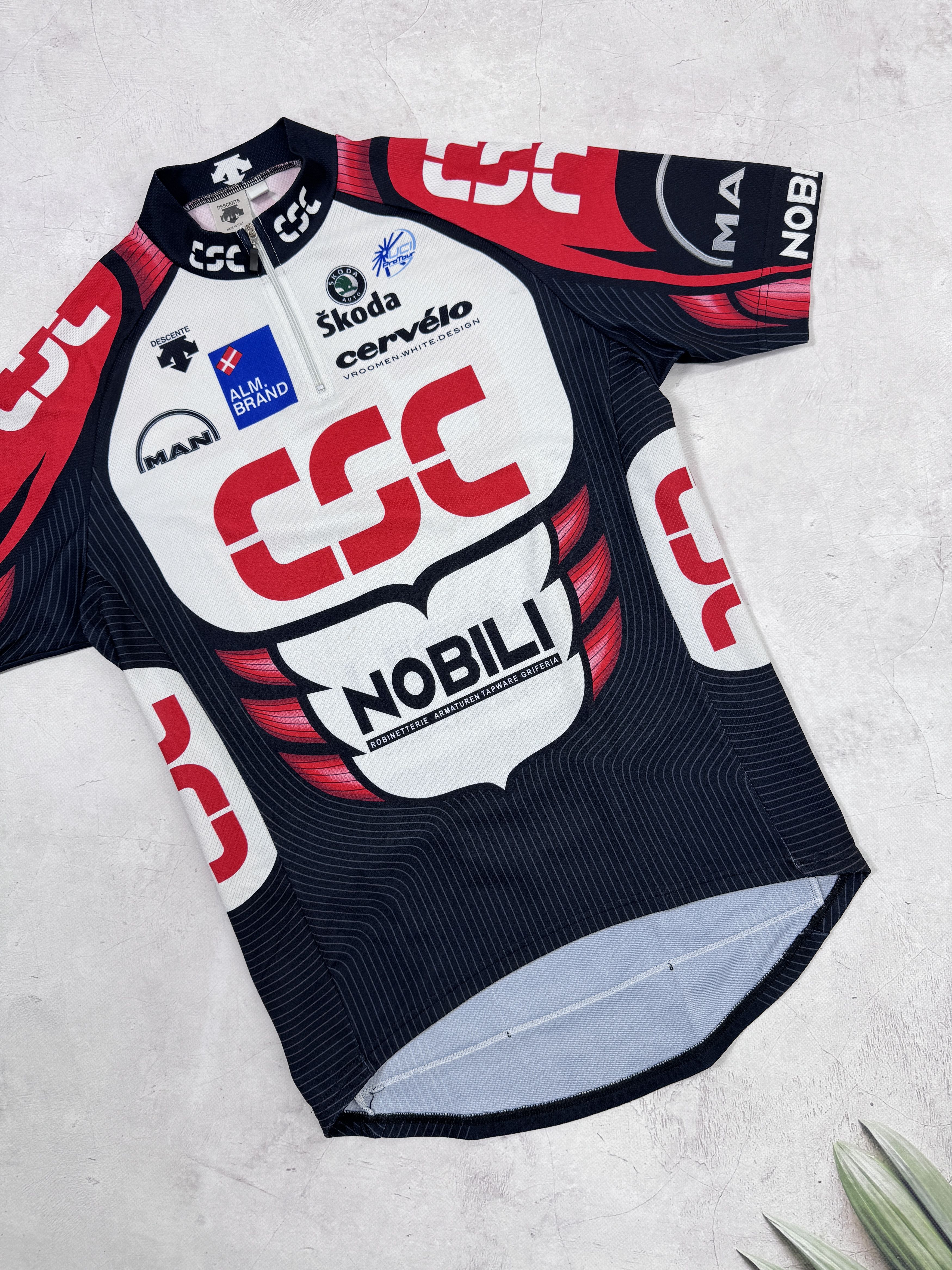 Sports Specialties Descente Team CSC Skoda Man Nobili Cycling Jersey Size US M / EU 48-50 / 2 - 4 Thumbnail