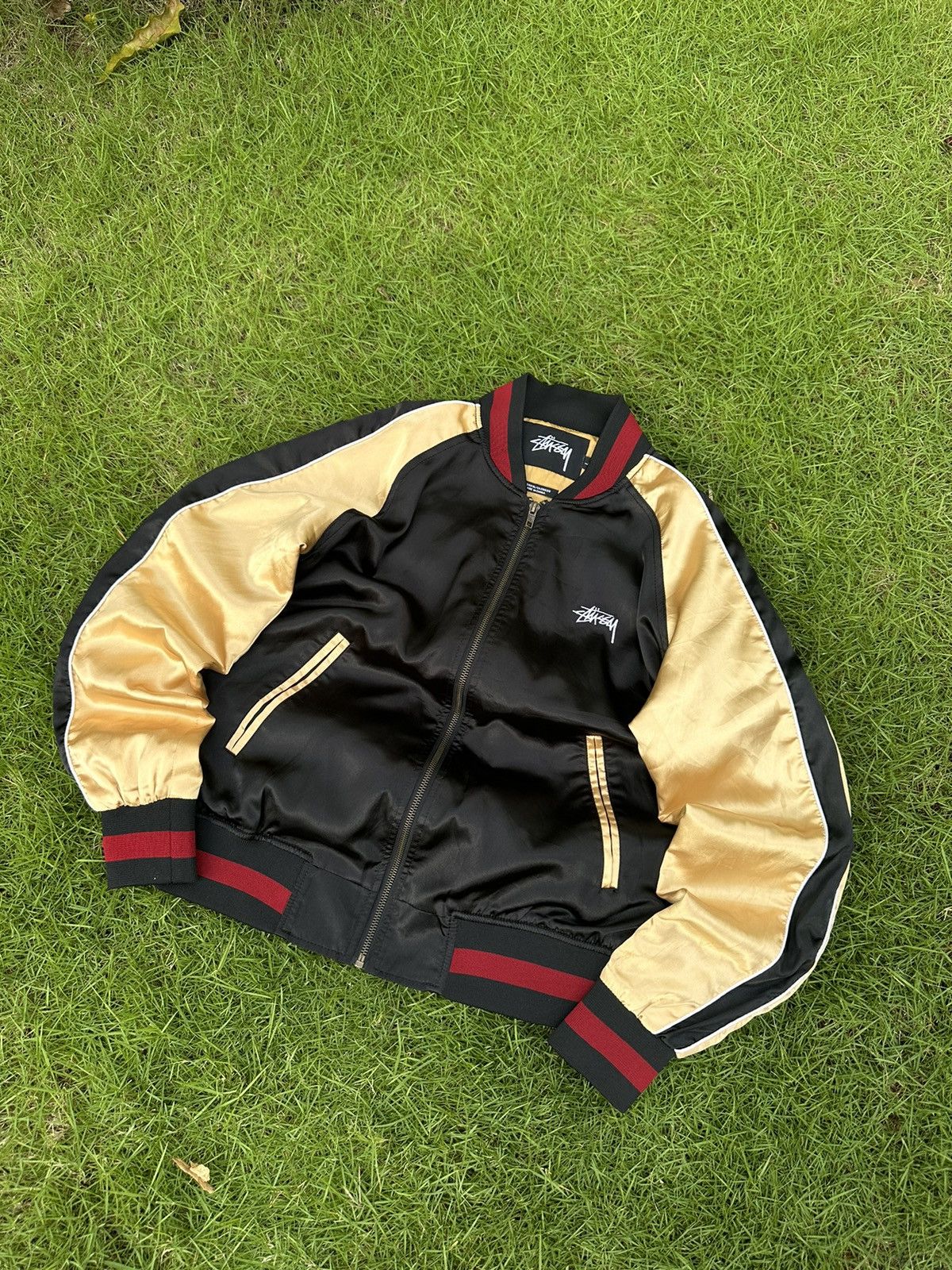 Stussy × Vintage STUSSY VINTAGE BIG LOGO WORLD TOUR 35 JACKET Size US S / EU 44-46 / 1 - 2 Thumbnail