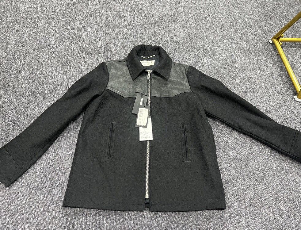 Saint Laurent Paris × Yves Saint Laurent Saint Laurent Paris 2013 leather patchwork jacket Size US M / EU 48-50 / 2 - 1 Thumbnail
