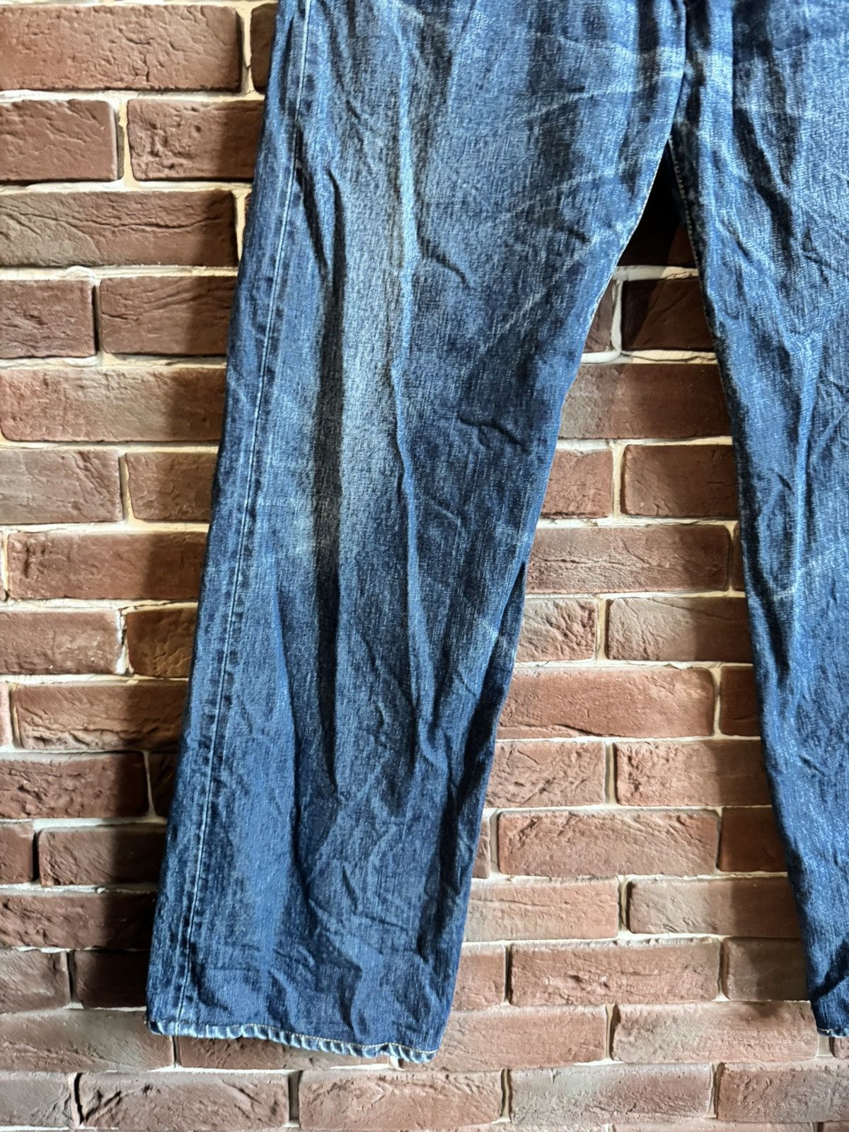 Y-3 Y-3 'SS/2004' RUNWAY 3-Stripe LOGO Blue Denim JEANS Sz 34 Size US 34 / EU 50 - 6 Thumbnail