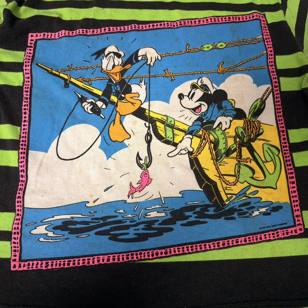 Disney Sunday Comics 80s Disney T-shirt Mickey Donald Duck & Mickey Size US L / EU 52-54 / 3 - 2 Thumbnail
