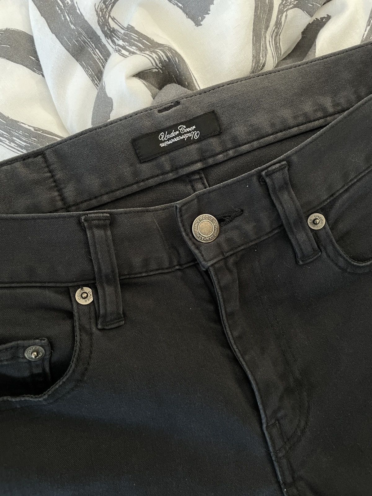 Undercover Undercover Jun Takahashi Black Jeans with Lightning Bolt Size US 30 / EU 46 - 7 Thumbnail