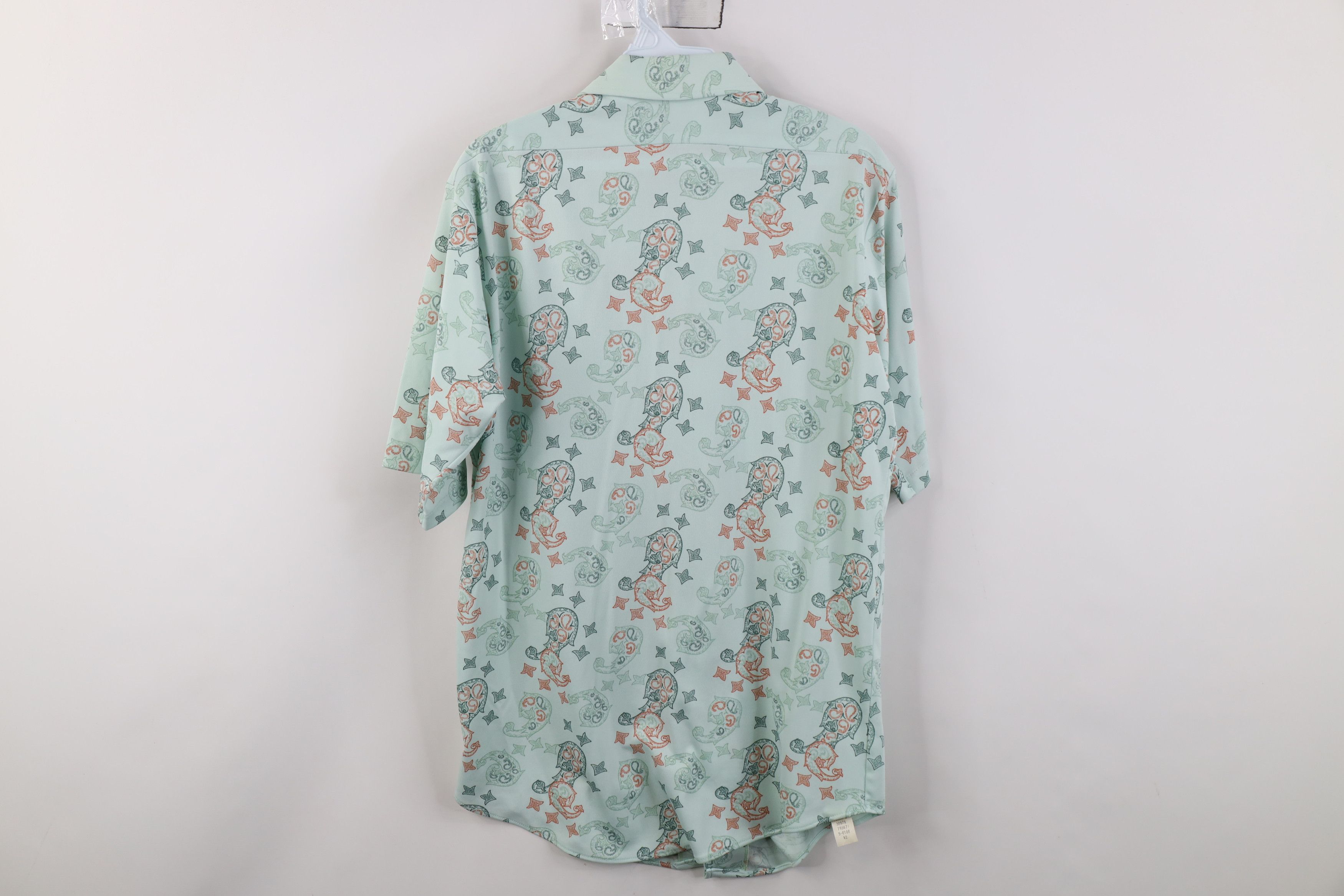 Vintage Vintage 70s Streetwear Knit Short Sleeve Button Shirt Size US XXL / EU 58 / 5 - 12 Thumbnail