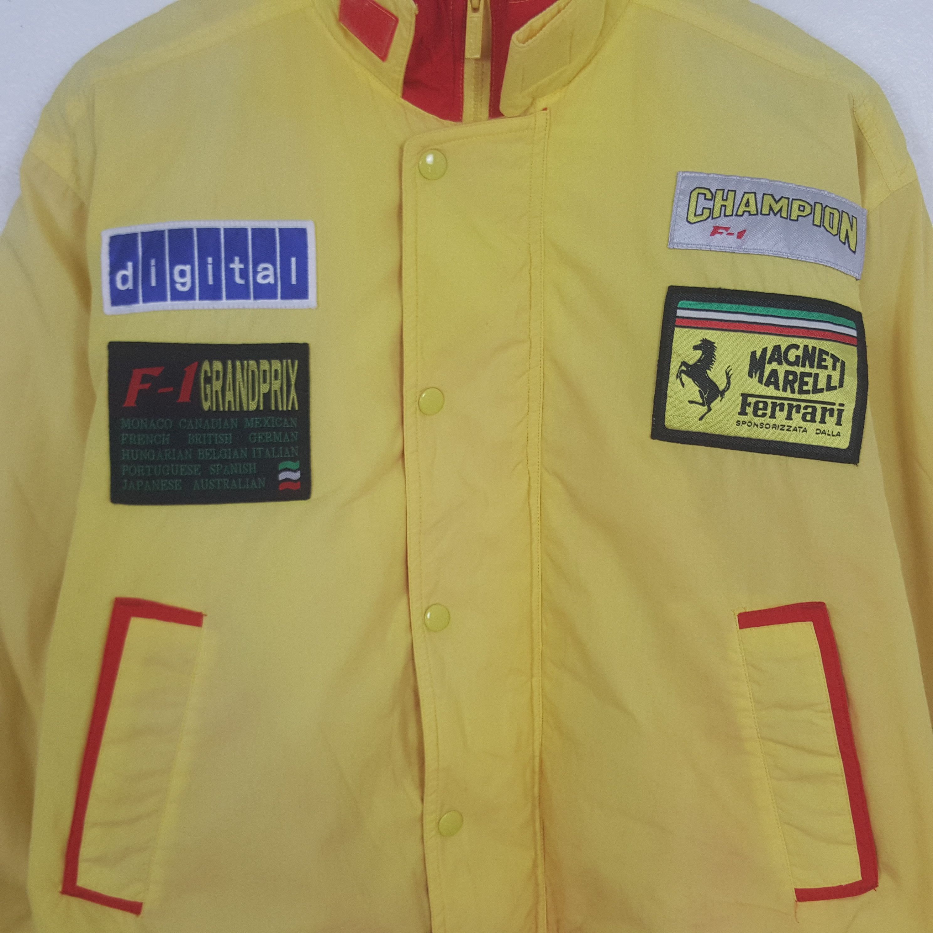 Ferrari Vintage Ferrari Magneti Marelli Sport Bomber Jacket Size US L / EU 52-54 / 3 - 2 Thumbnail