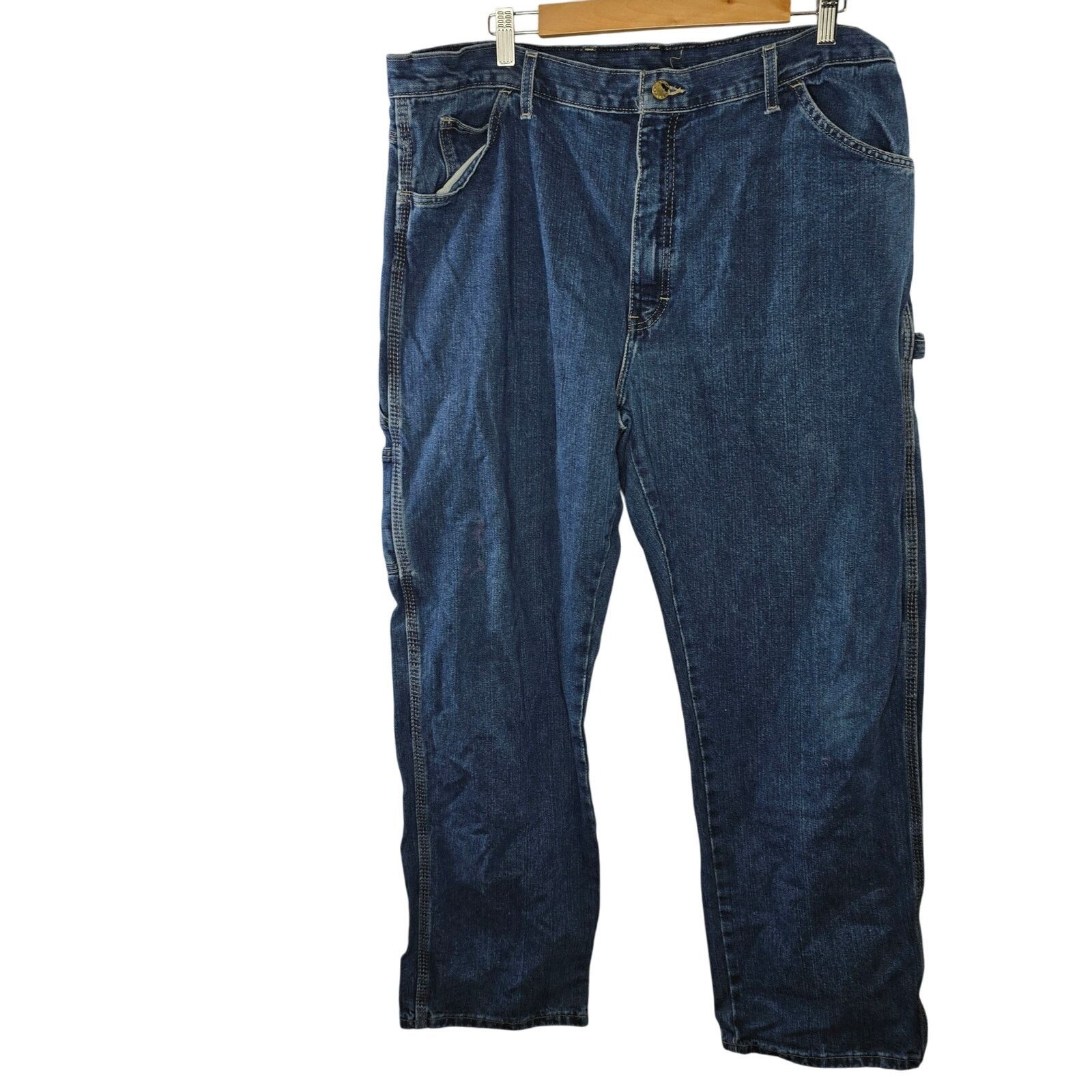 Dickies Dickies Relaxed Fit Carpenter Blue Denim Jeans Size 40x32 Size US 40 / EU 56 - 1 Thumbnail