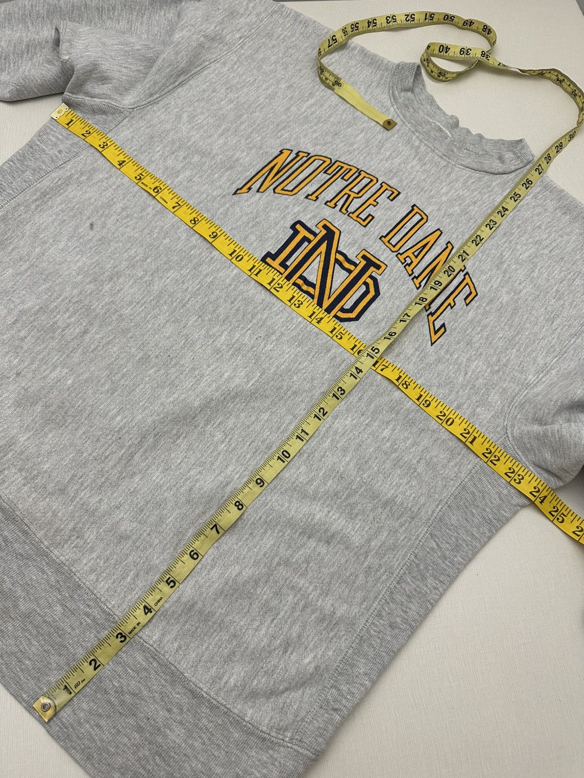 Champion Vintage 80s Champion Reverse Weave NotreDame Crewneck USA XL Size US XL / EU 56 / 4 - 11 Thumbnail