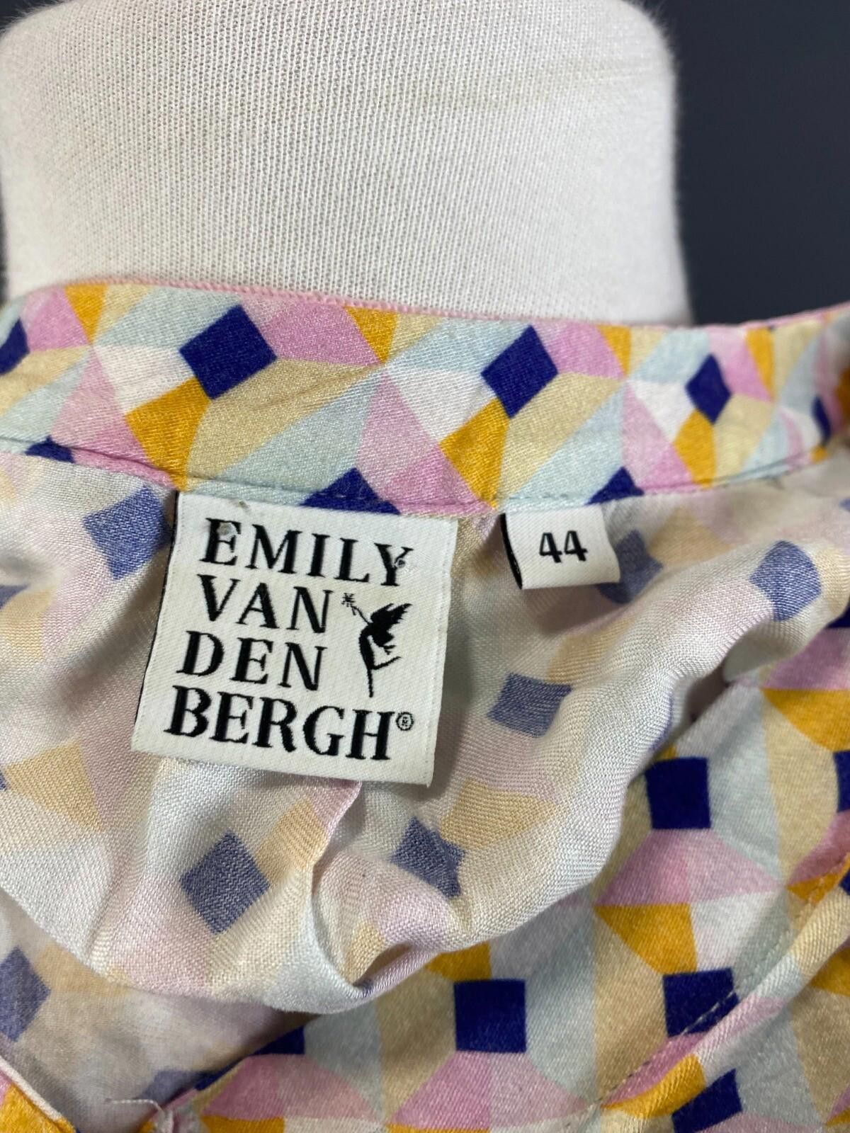 Designer Emily Van Den Bergh Multicolor Blouse Shirt Size 44 / L Size M / US 6-8 / IT 42-44 - 11 Thumbnail