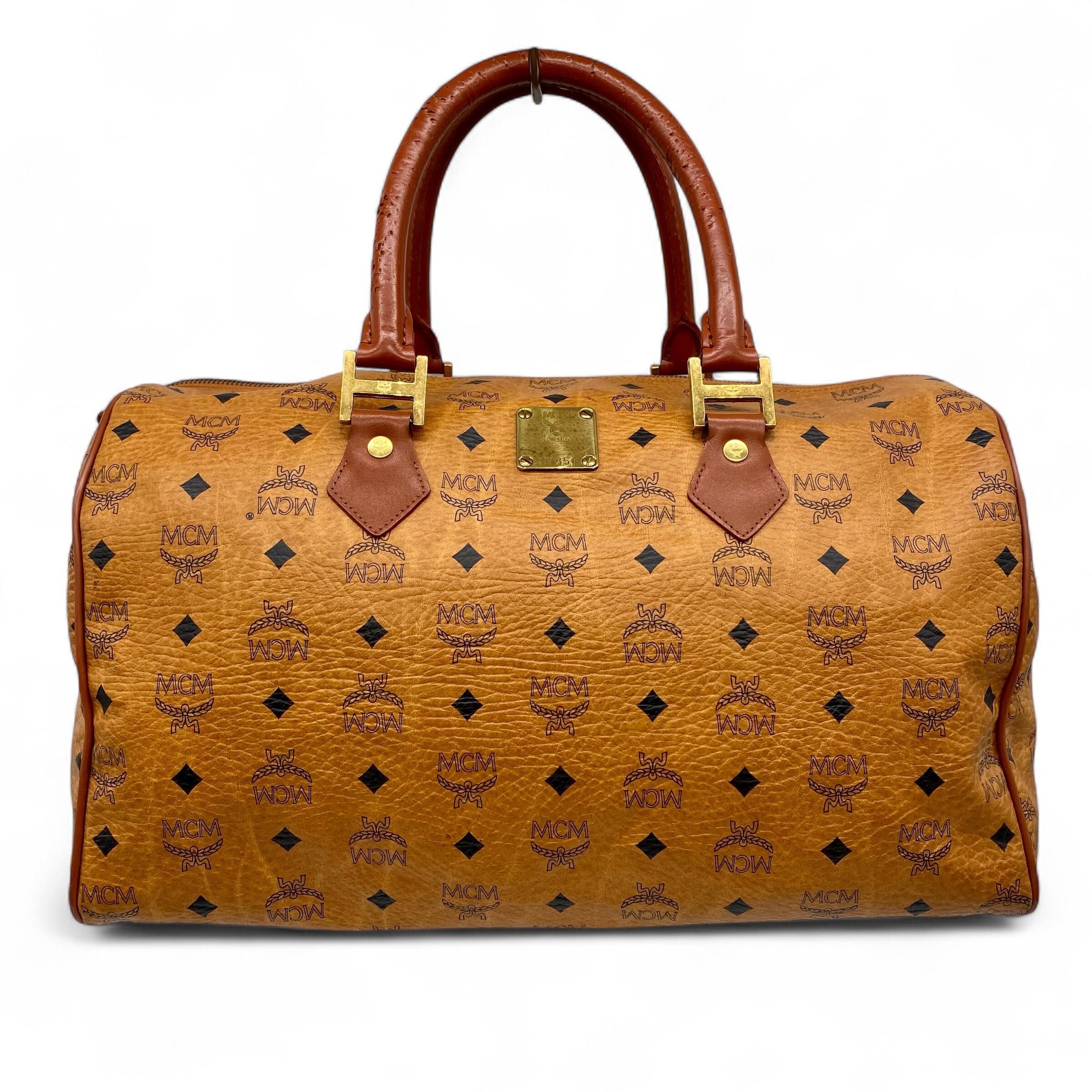 MCM Visetos Boston Bag ヴィンテージ　ボストン　バック Buy MCM Boston Bag in Visetos Original 2025 Online | ZALORA
