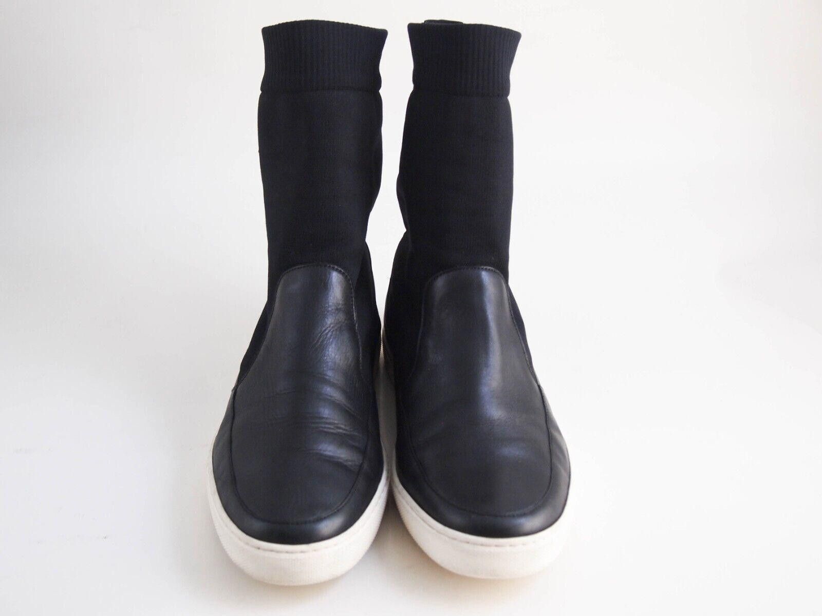 Jil Sander Jil Sander High Top Sock Sneakers Black Size EU 38 US 8 Size US 8 / IT 38 - 3 Thumbnail