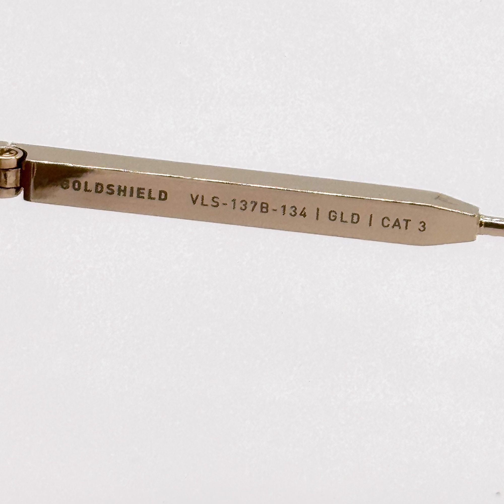 Valentino NEW VALENTINO SUNGLASSES UNISEX GOLD V-GOLDSHIELD VLS-137B Size ONE SIZE - 7 Thumbnail