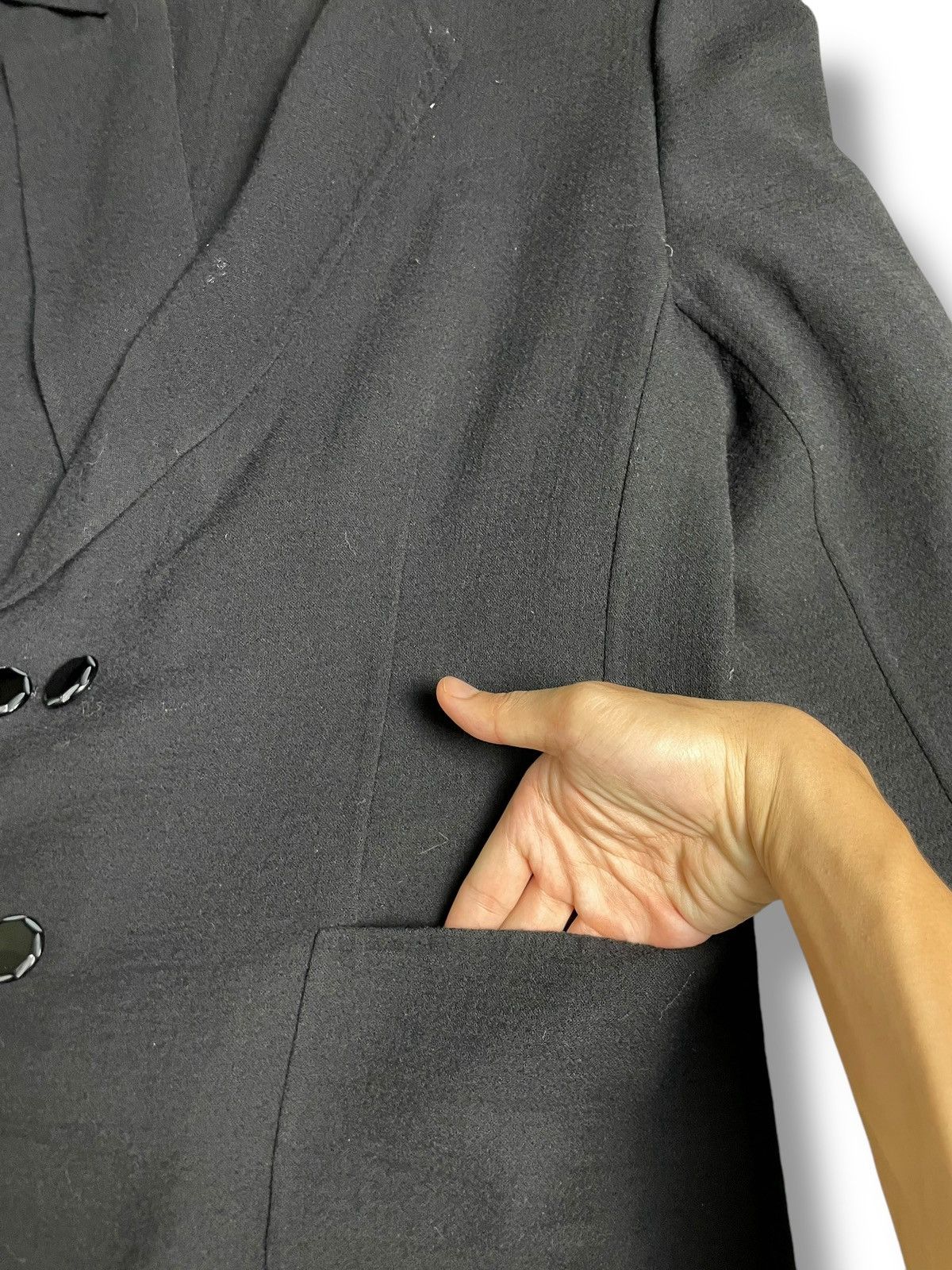 Vintage Giovanni Men’s Formal Lapel Neck Solid Blazer (28) Size US M / EU 48-50 / 2 - 7 Thumbnail