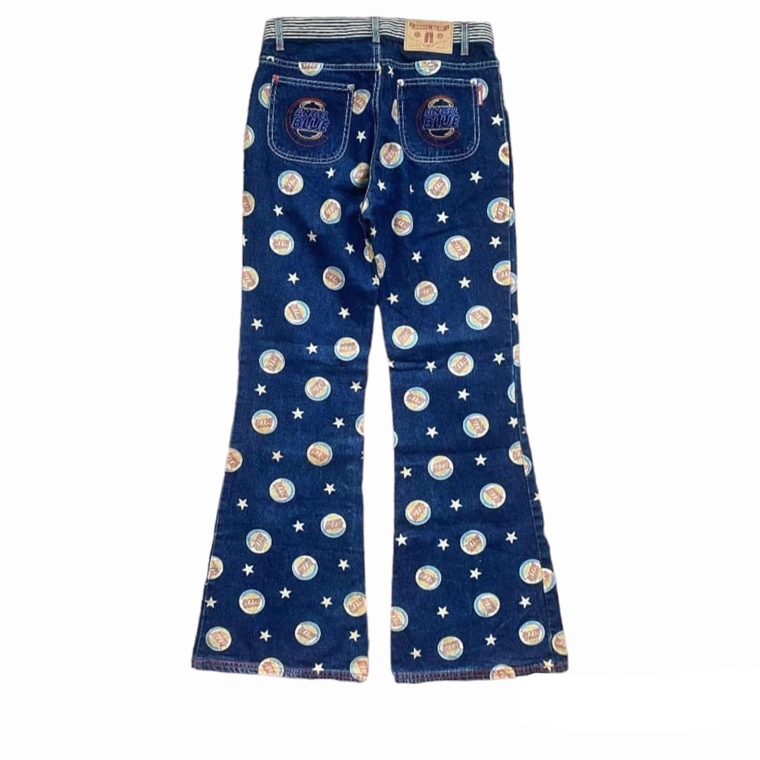 Angel Blue FLARE JEANS Angel Blue Fullprint Bootcut Denim Jeans Size US 28 / EU 44 - 1 Thumbnail