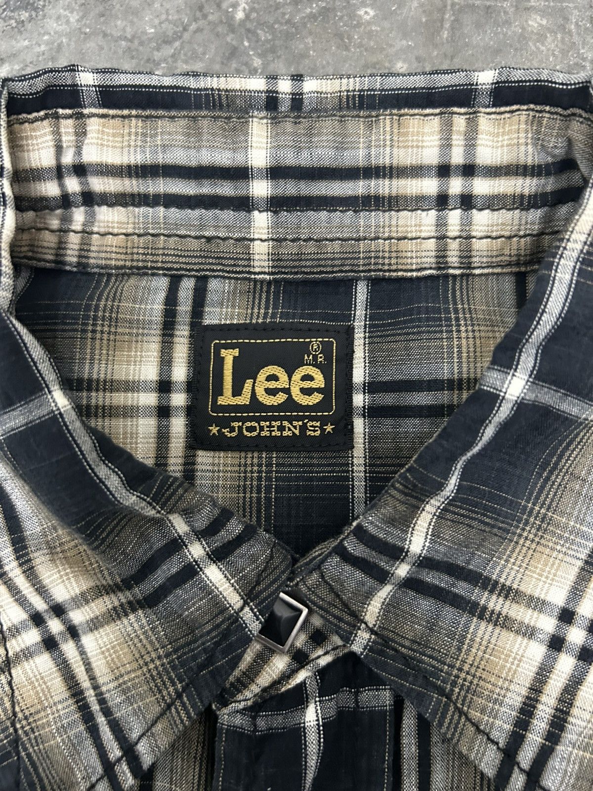 Cowboy Equipment × Lee Lee John’s Checkered Western Shirt 19470 Size US S / EU 44-46 / 1 - 6 Thumbnail