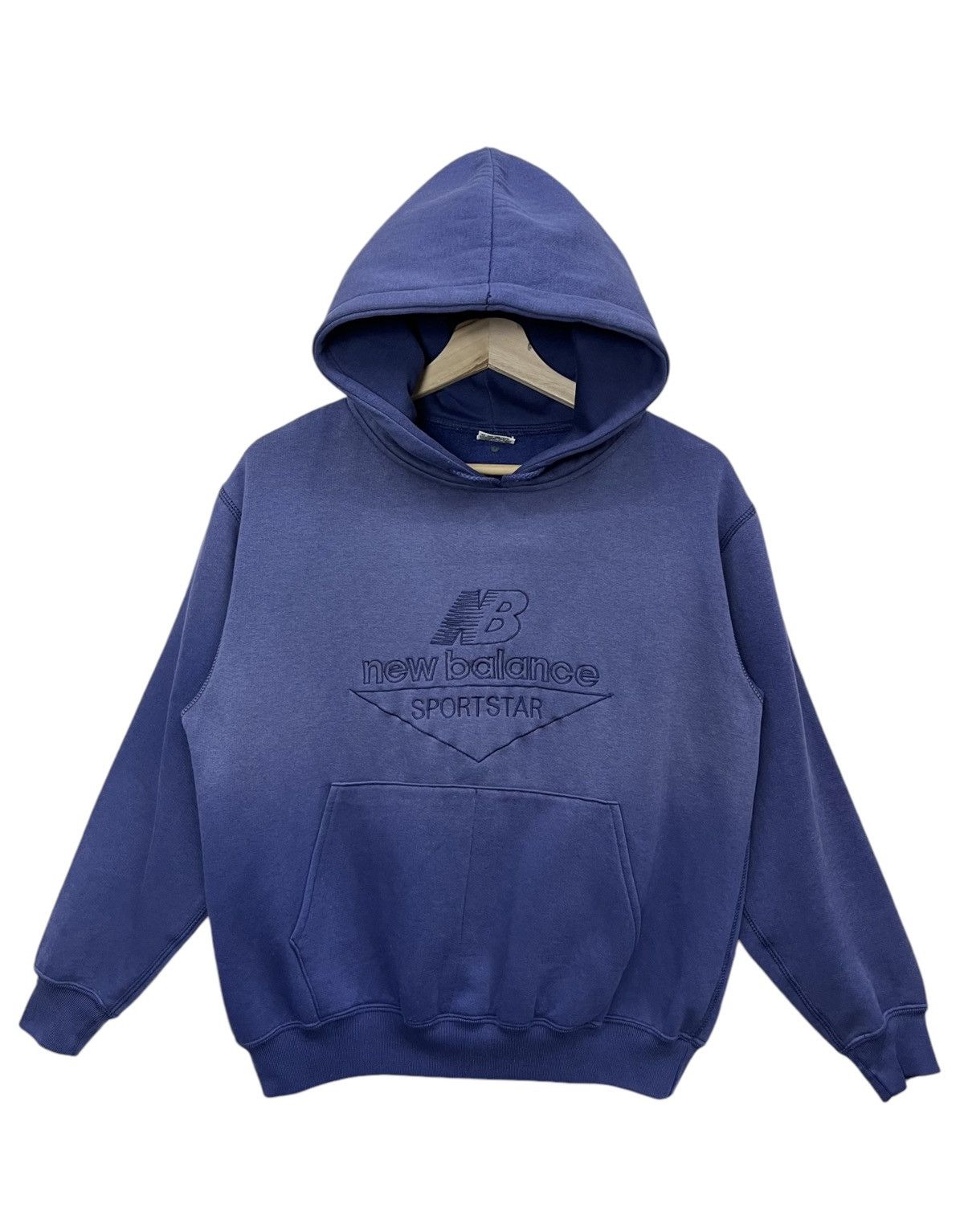 New Balance VERYRARE🔥80’s NEW BALANCE SPORTSTAR Sun Faded Hoodie Petite Size US XS / EU 42 / 0 - 3 Thumbnail