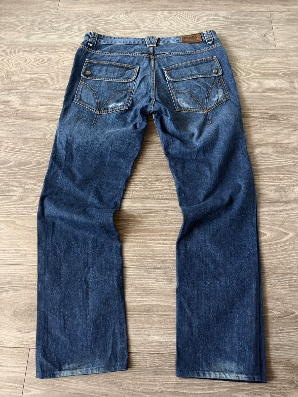 Dolce & Gabbana Dolce & Gabbana Vintage 05/06 SS Denim Swag Y2K Drip Jeans Size US 36 / EU 52 - 2 Thumbnail