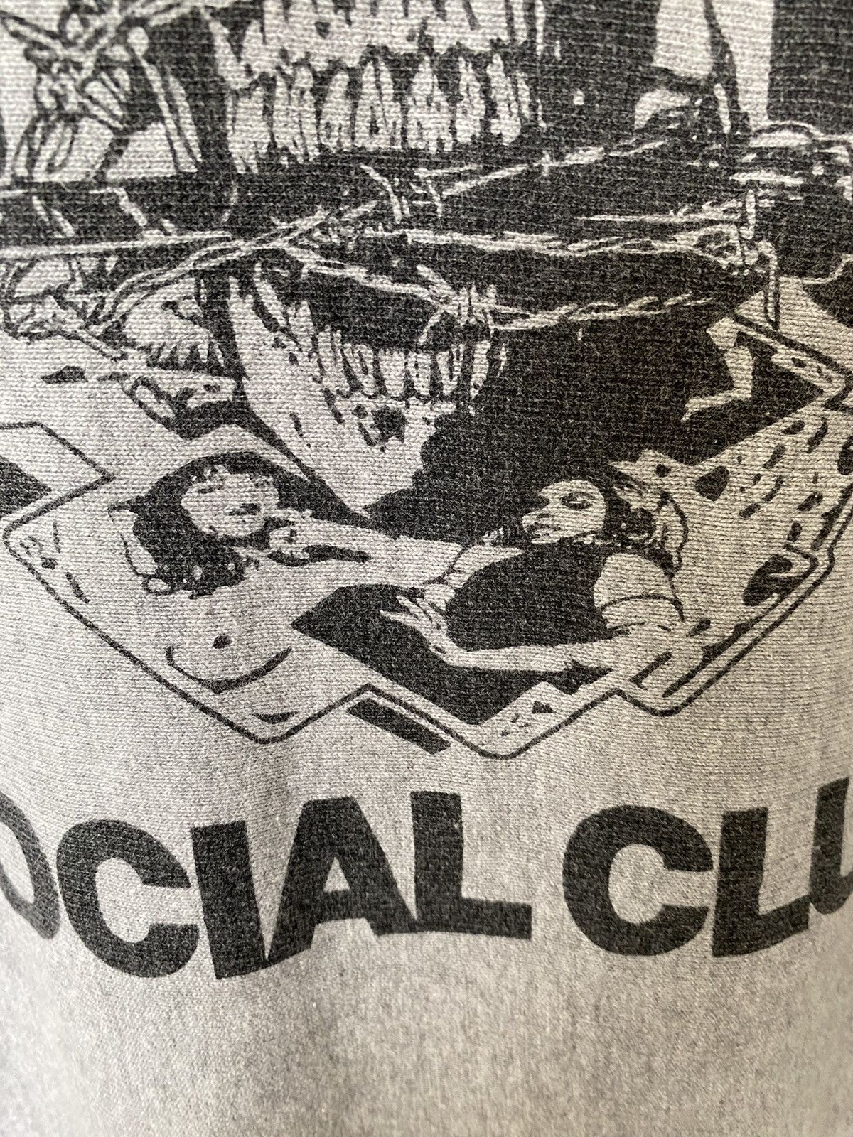 Hysteric Glamour 1990s Hysteric see you in hell social club hoodie Size US M / EU 48-50 / 2 - 10 Thumbnail