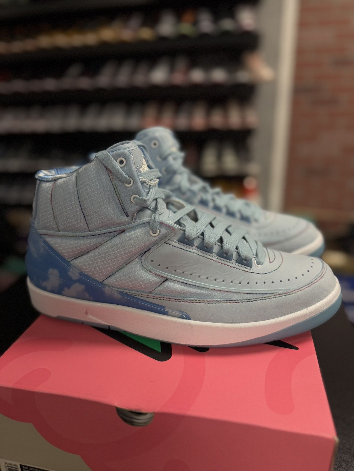 Jordan Brand × Nike Jordan 2 J Balvin Size 10.5 (DQ7691-419) Light Up Size US 10.5 / EU 43-44 - 2 Thumbnail