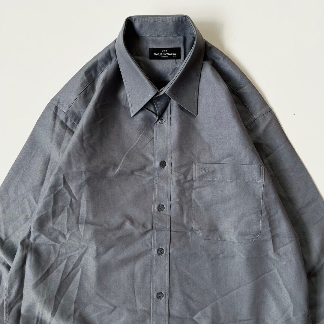 Balenciaga Vintage Balenciaga Striped Long Shirt Size US L / EU 52-54 / 3 - 3 Thumbnail
