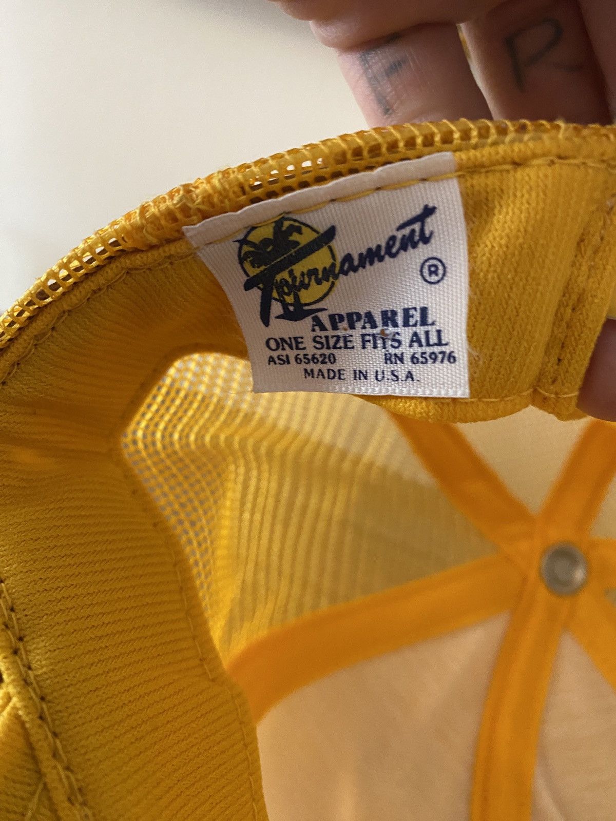 NCAA Vintage 80’s Delaware Fightin’ Blue Hens Trucker Hat Cap Size ONE SIZE - 11 Thumbnail