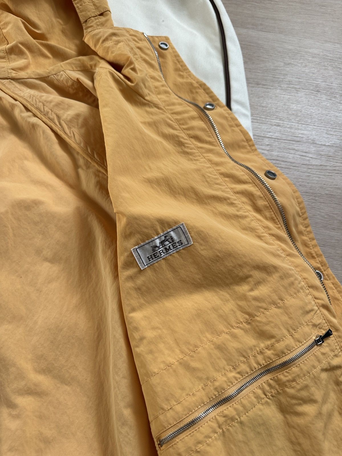 Hermes $4,600 SS23 orange mens runway windbreaker Size US L / EU 52-54 / 3 - 6 Thumbnail