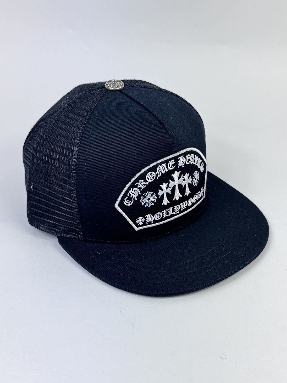 Chrome Hearts TRIPLE CROSS HOLLYWOOD TRUCKER CAP Size ONE SIZE - 1 Thumbnail