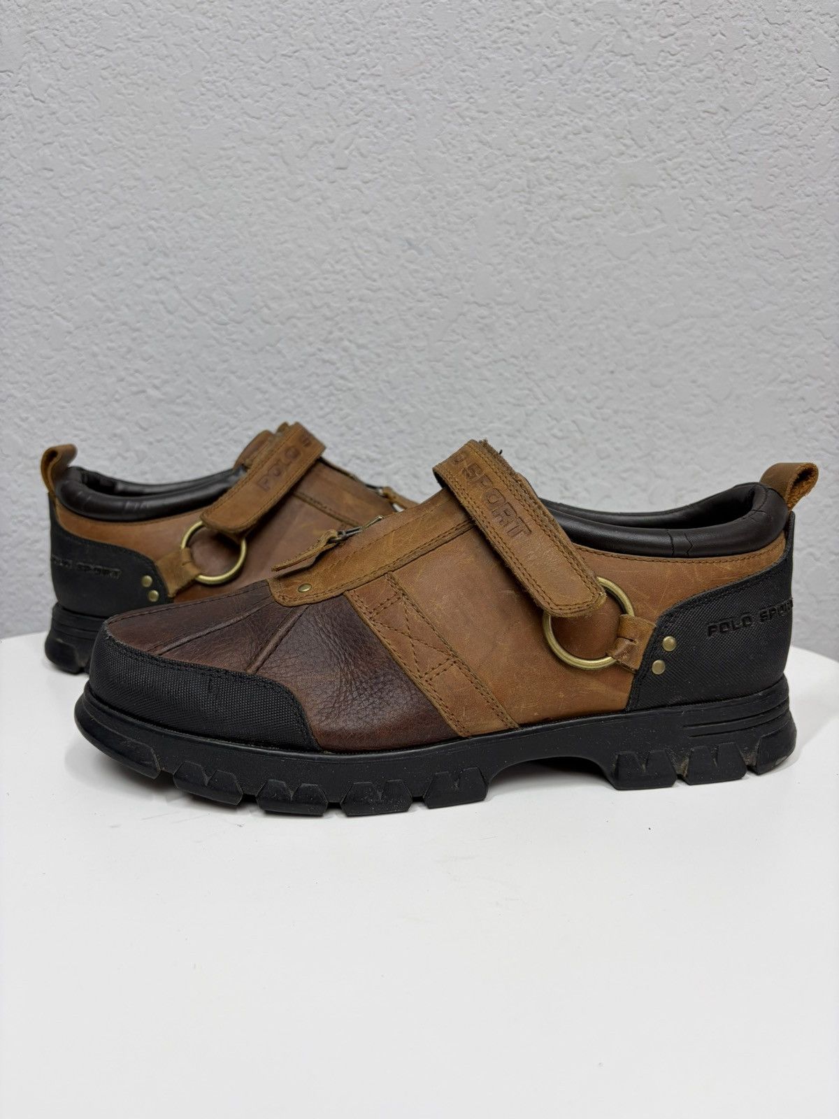 If Six Was Nine Vintage Italian AS 98 Rick Owens Style Leather Biker Boots Size US 12 / EU 45 - 6 Thumbnail
