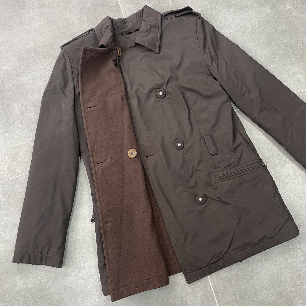 Versace × Vintage Vintage Gianni Versace Women Trench Coat Jacket Size 42 Size M / US 6-8 / IT 42-44 - 11 Thumbnail