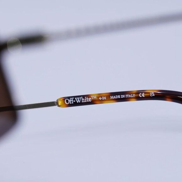 Off-White 🕶️New Off-White OERI13N TAMPA 7664 Sunglasses - Gold Frame Size ONE SIZE - 7 Thumbnail