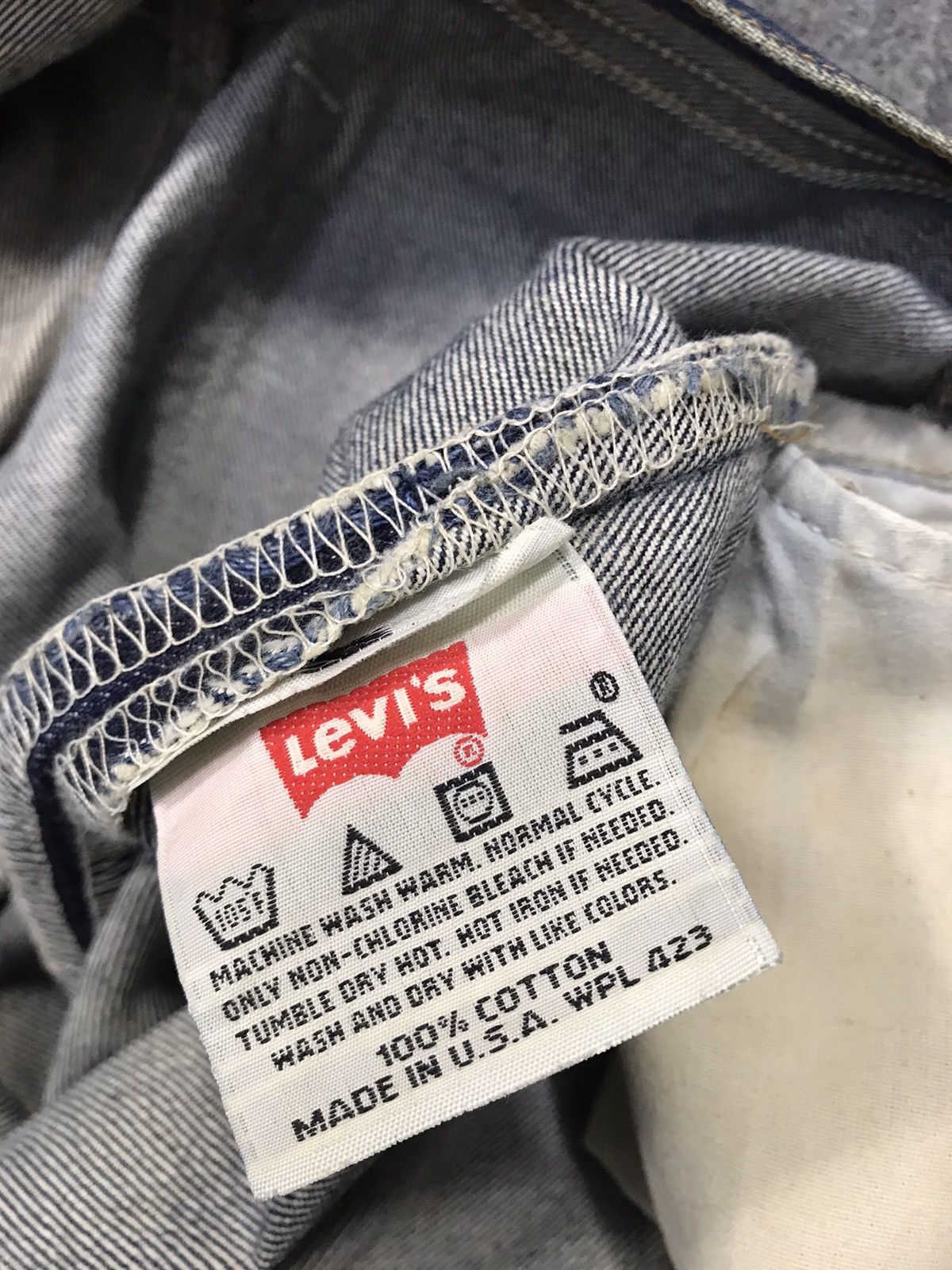 Levi's Vintage Clothing Levi's Lot 501 Indigo Denim Jeans Buttonfly Straight Size US 30 / EU 46 - 14 Thumbnail