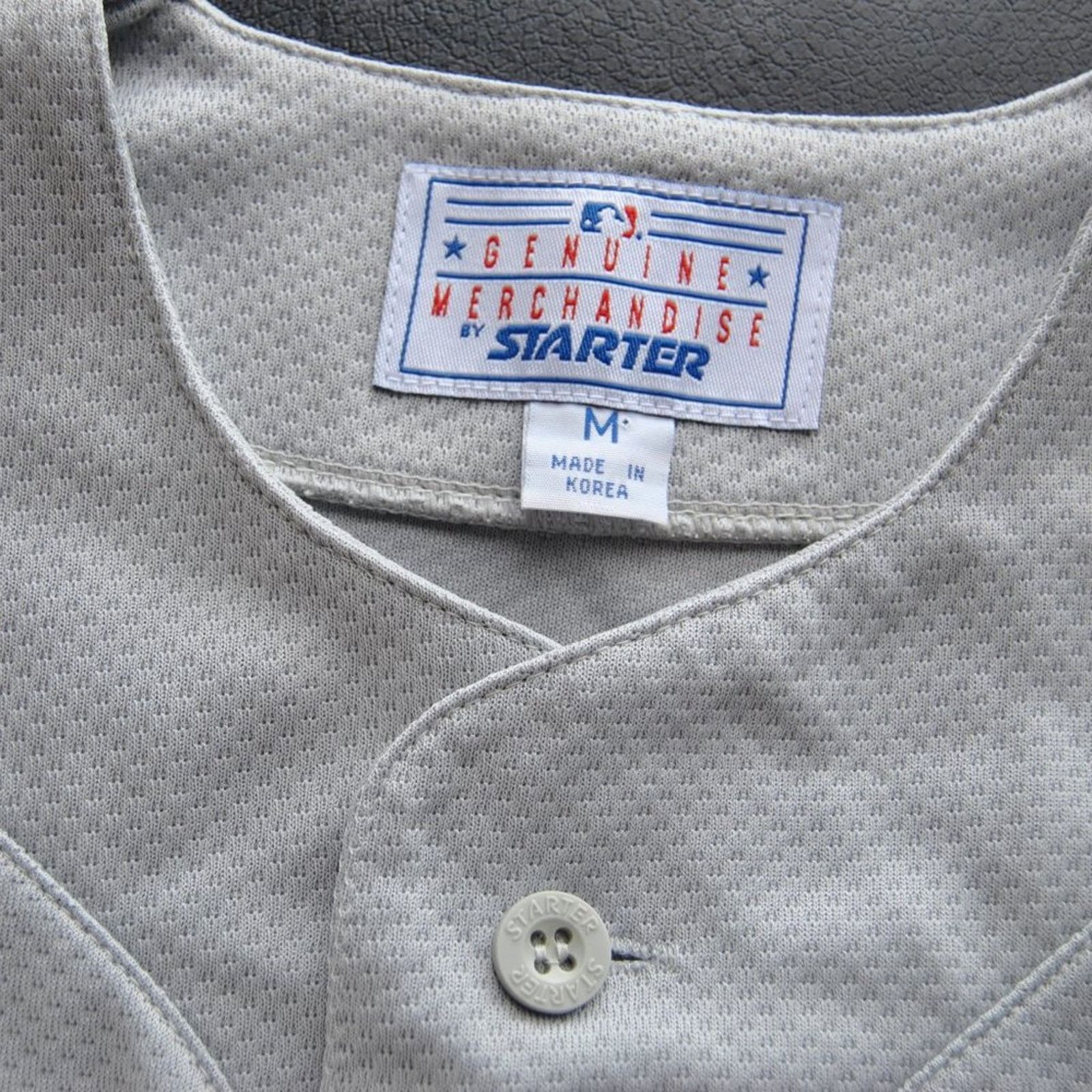 Starter New York Yankees Vintage Medium Gray & Blue Starter Jersey Size US M / EU 48-50 / 2 - 3 Thumbnail