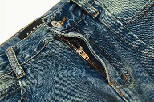 Japanese Brand Men's trendy washed distressed flared jeans Size US 34 / EU 50 - 5 Thumbnail