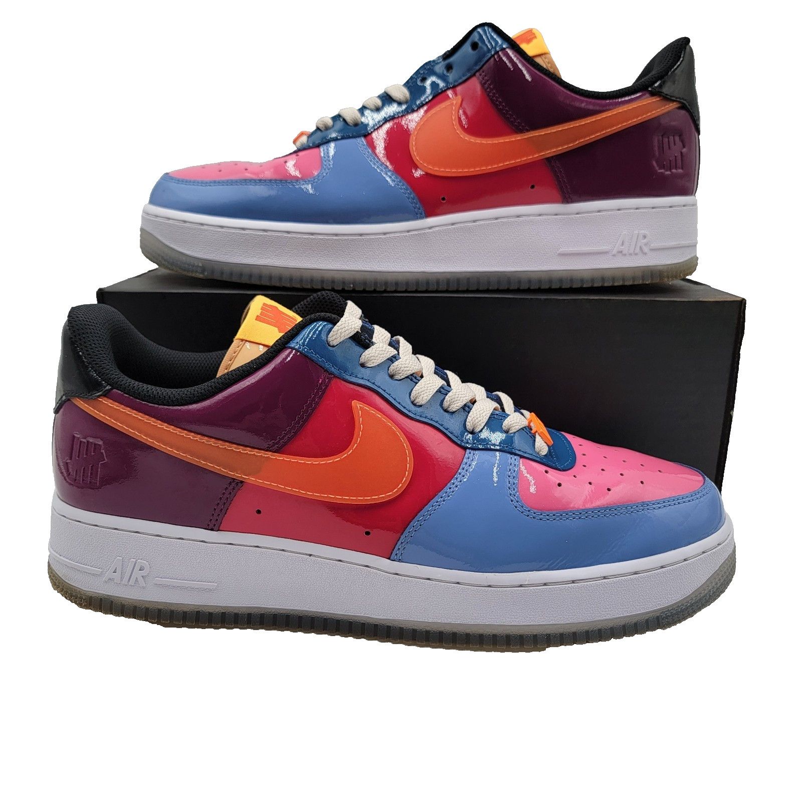 Nike Nike Air force X Undefeated Total Orange Sz 12 Preowned(404) Size US 12 / EU 45 - 1 Thumbnail
