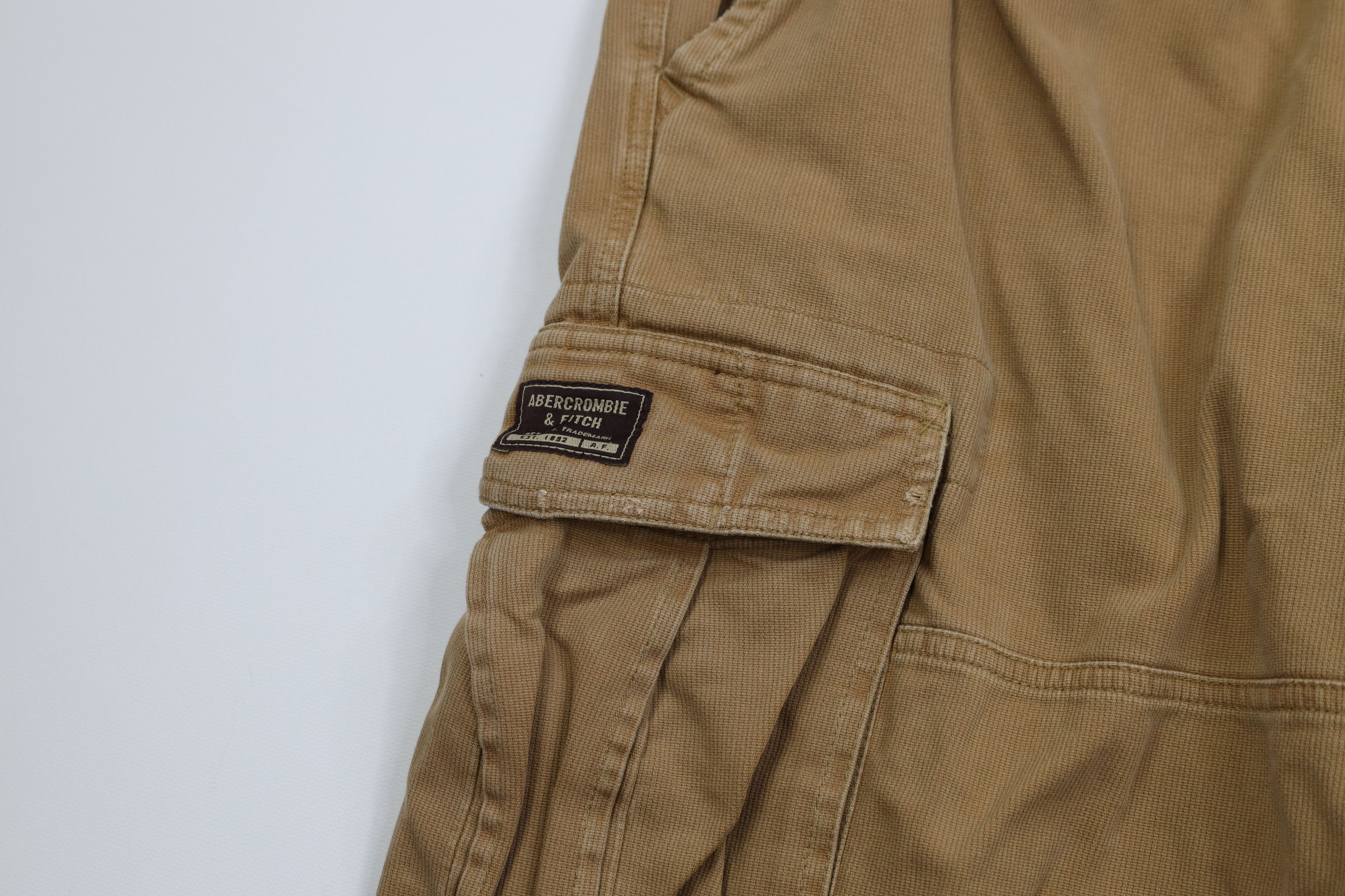Abercrombie & Fitch Vintage 90s Y2K Abercrombie & Fitch Wide Leg Cargo Pants Size US 36 / EU 52 - 6 Thumbnail