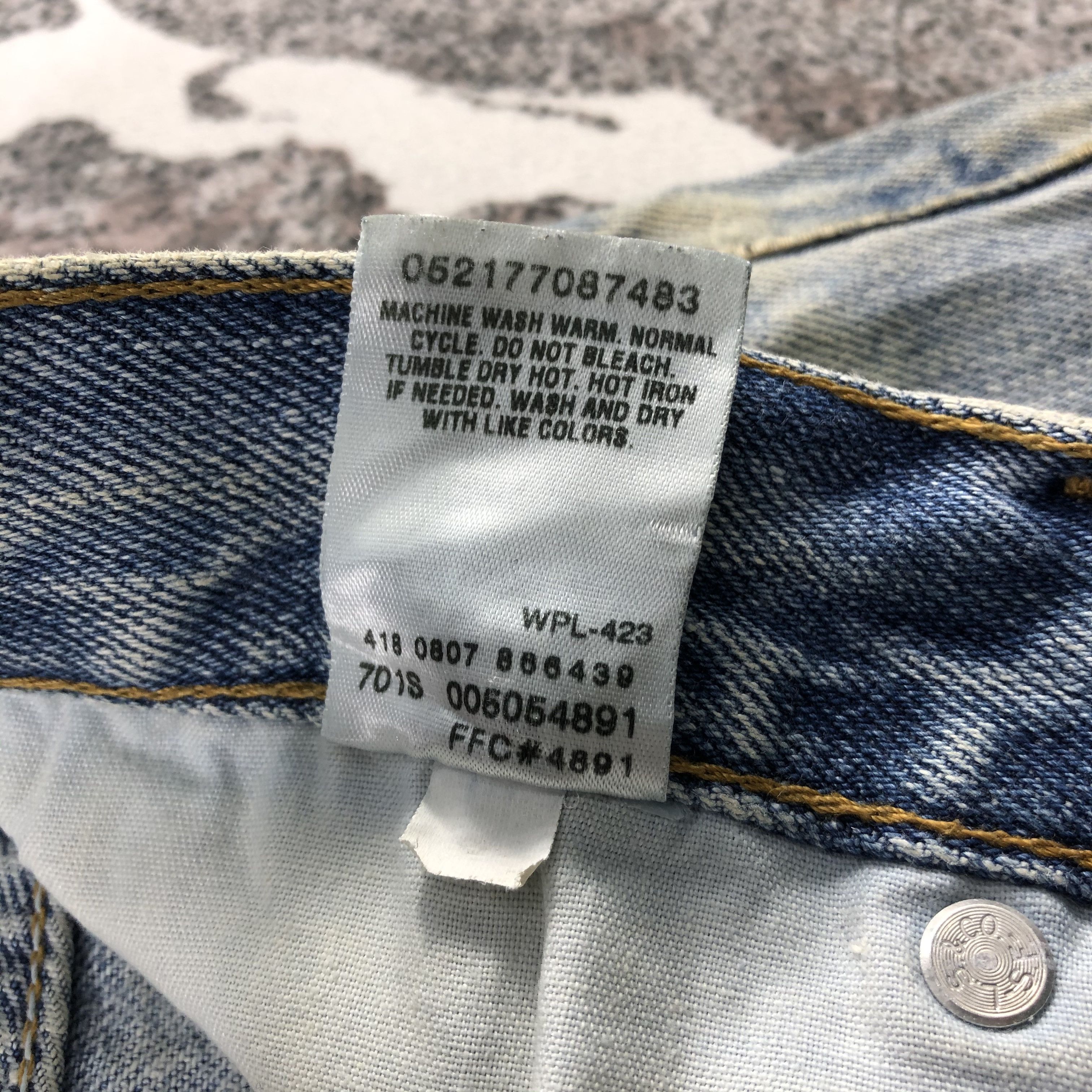 Levi's Vintage Levis 505 Jeans Dirty Medium Wash KJ1104 Size US 34 / EU 50 - 15 Thumbnail