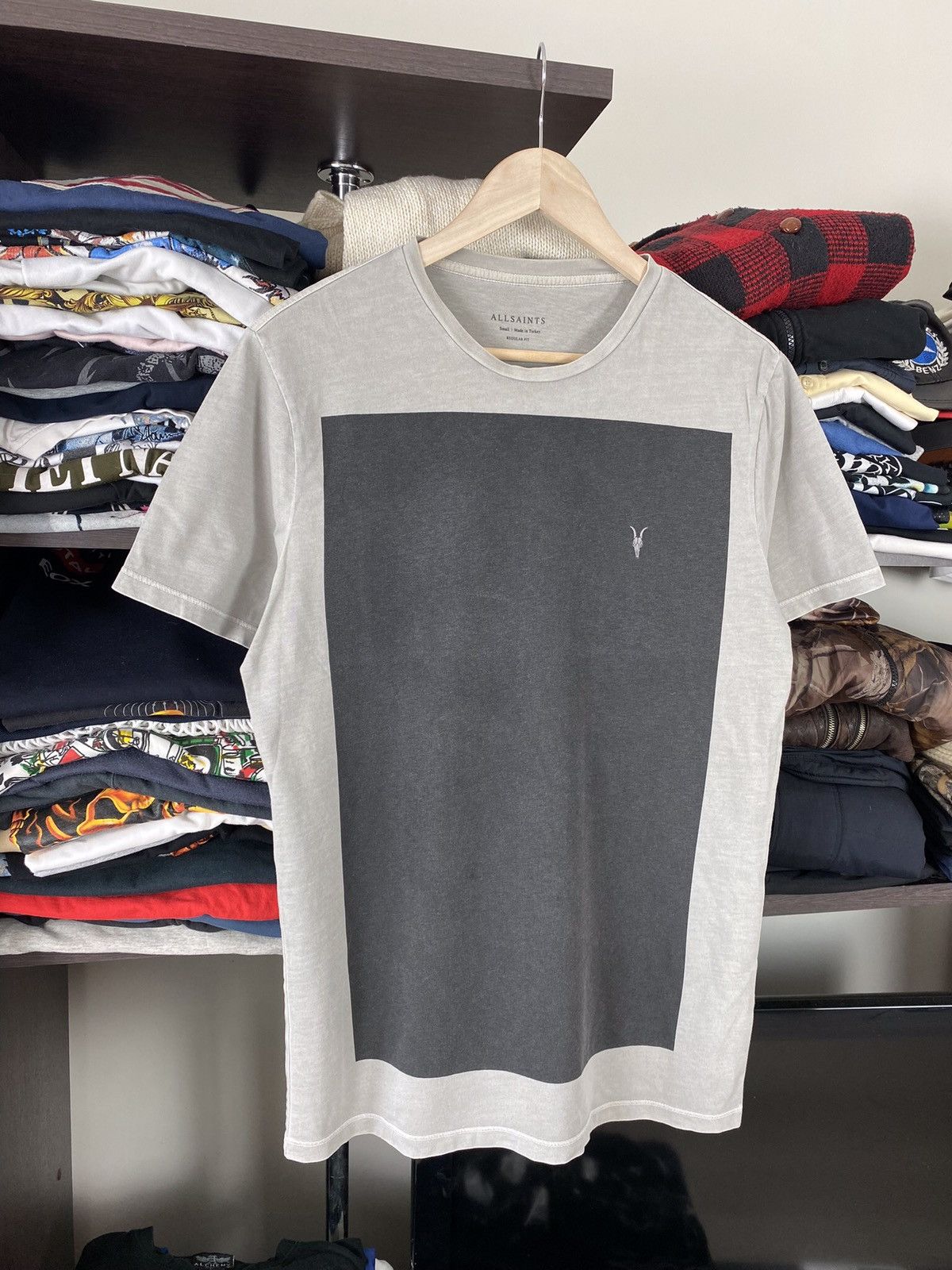 Allsaints × Vintage Vintage Y2K Allsaints Tee Logo Luxury Size US S / EU 44-46 / 1 - 2 Thumbnail