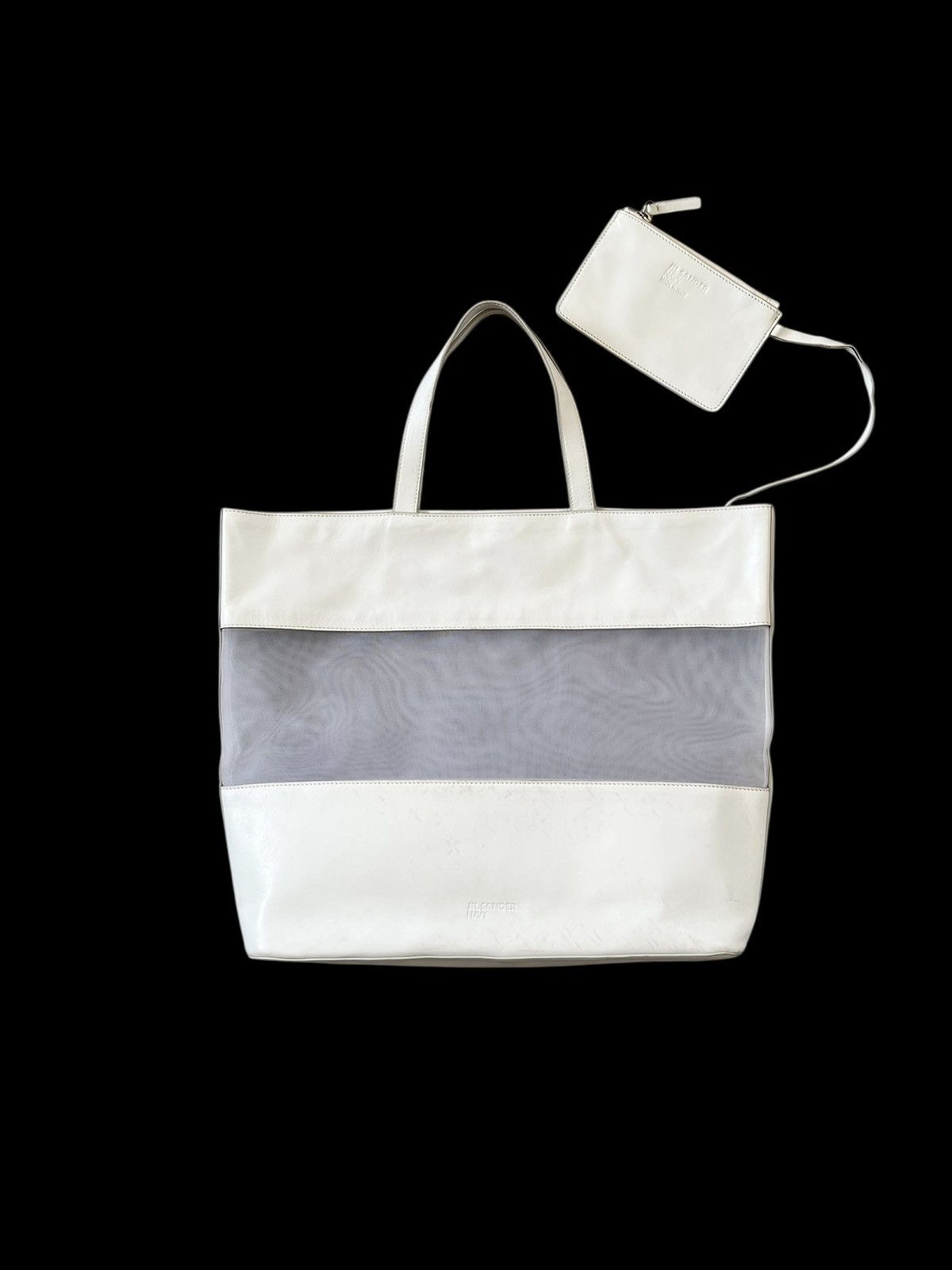 Jil Sander Jill Sander Leather Mesh Tote Bag Size ONE SIZE - 1 Thumbnail