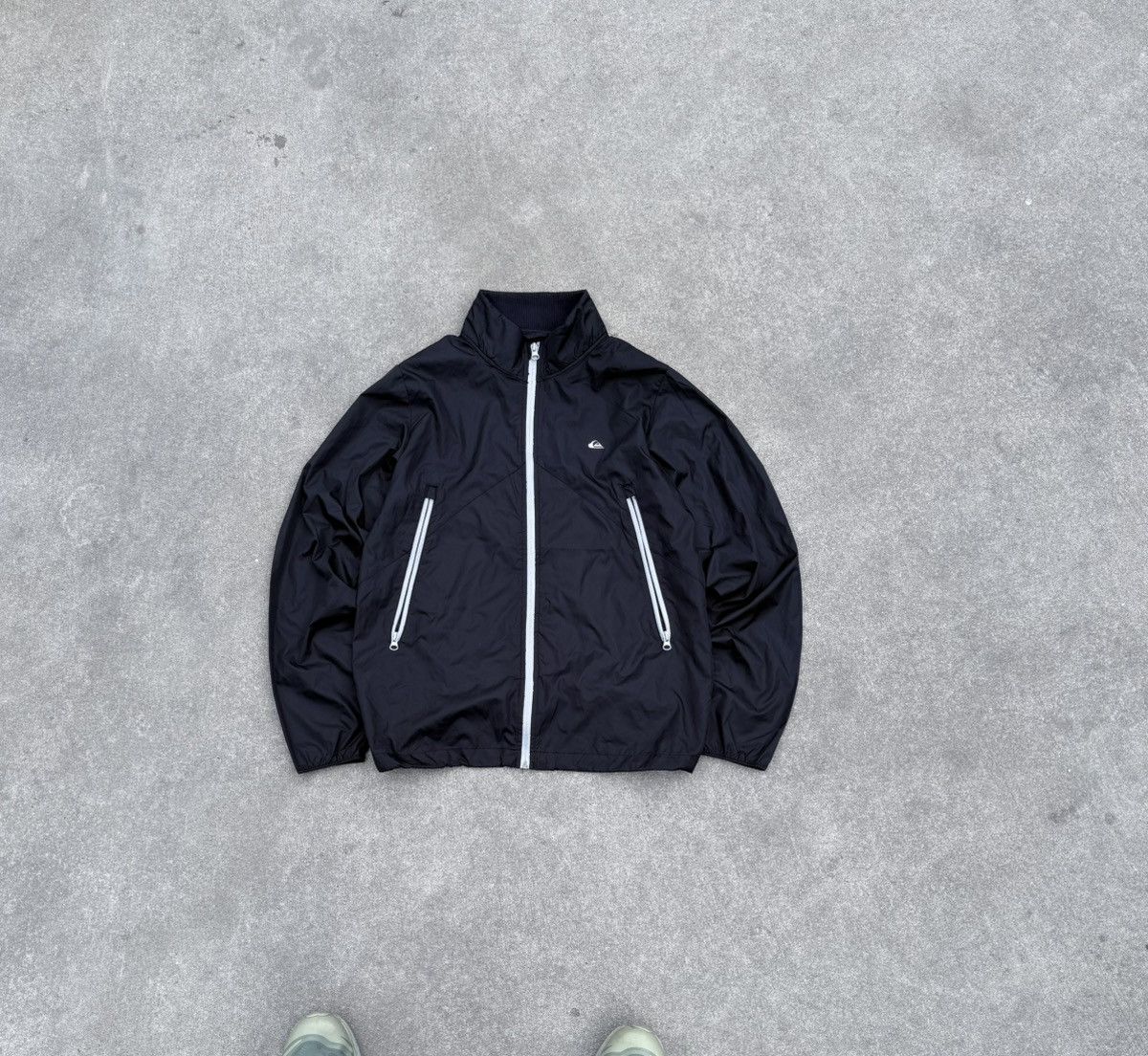 Other Vintage Quiksilver streetwear nylon jacket Size US M / EU 48-50 / 2 - 2 Thumbnail