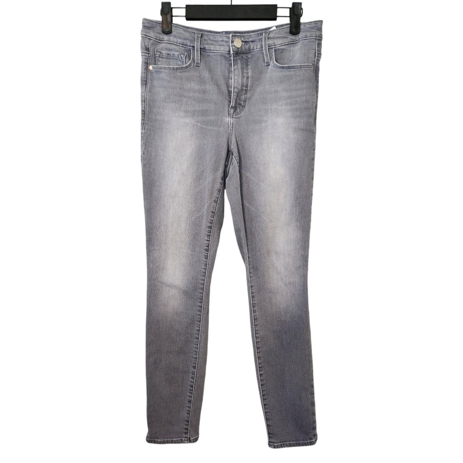 Athleta Athleta Sculptek Skinny Gray Wash Jeans 28 Size 28" / US 6 / IT 42 - 4 Thumbnail
