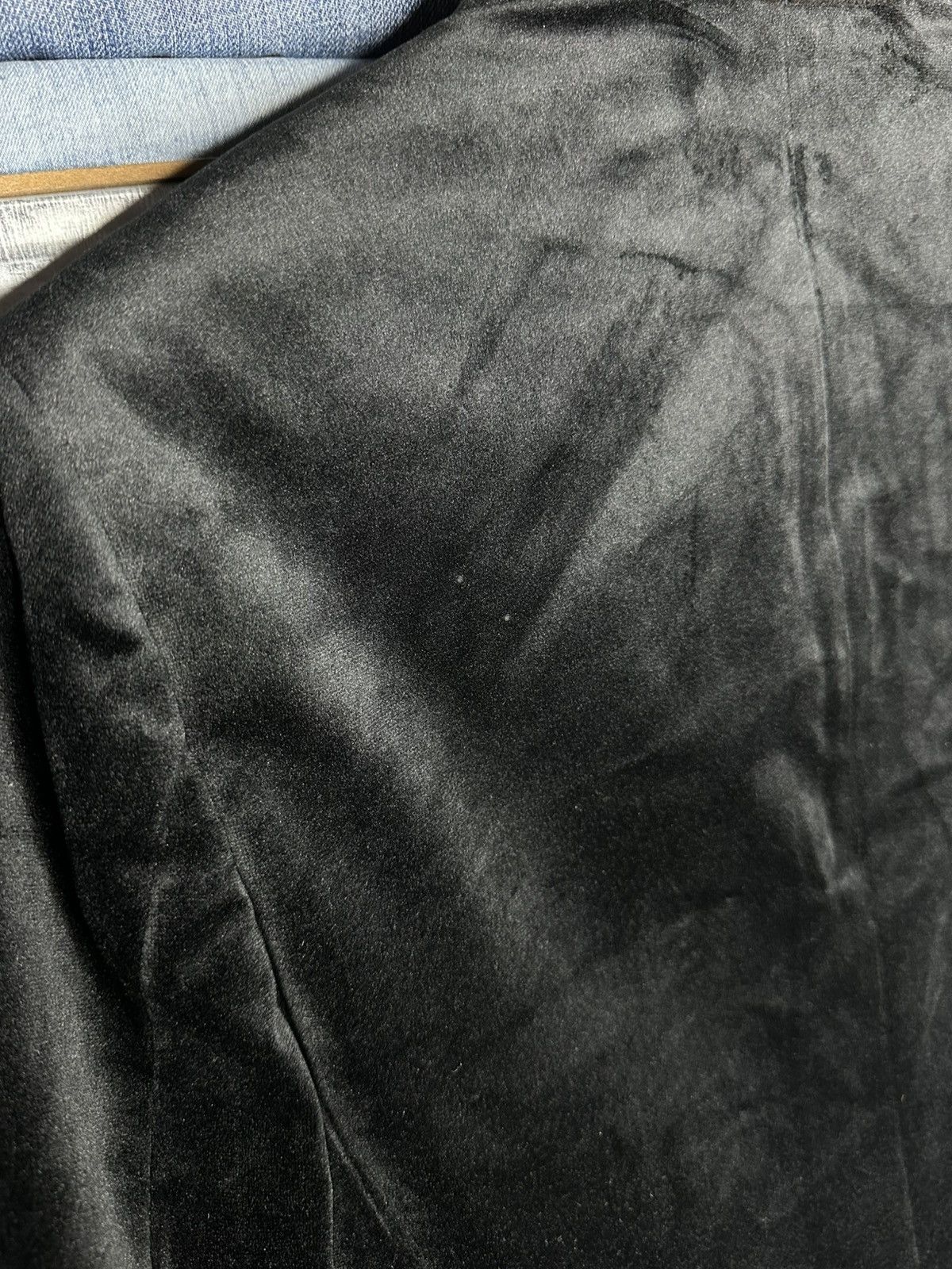 Gianni Feraud Gianni Ferraud Black Velvet Blazer Jacket Size 38R - 11 Thumbnail