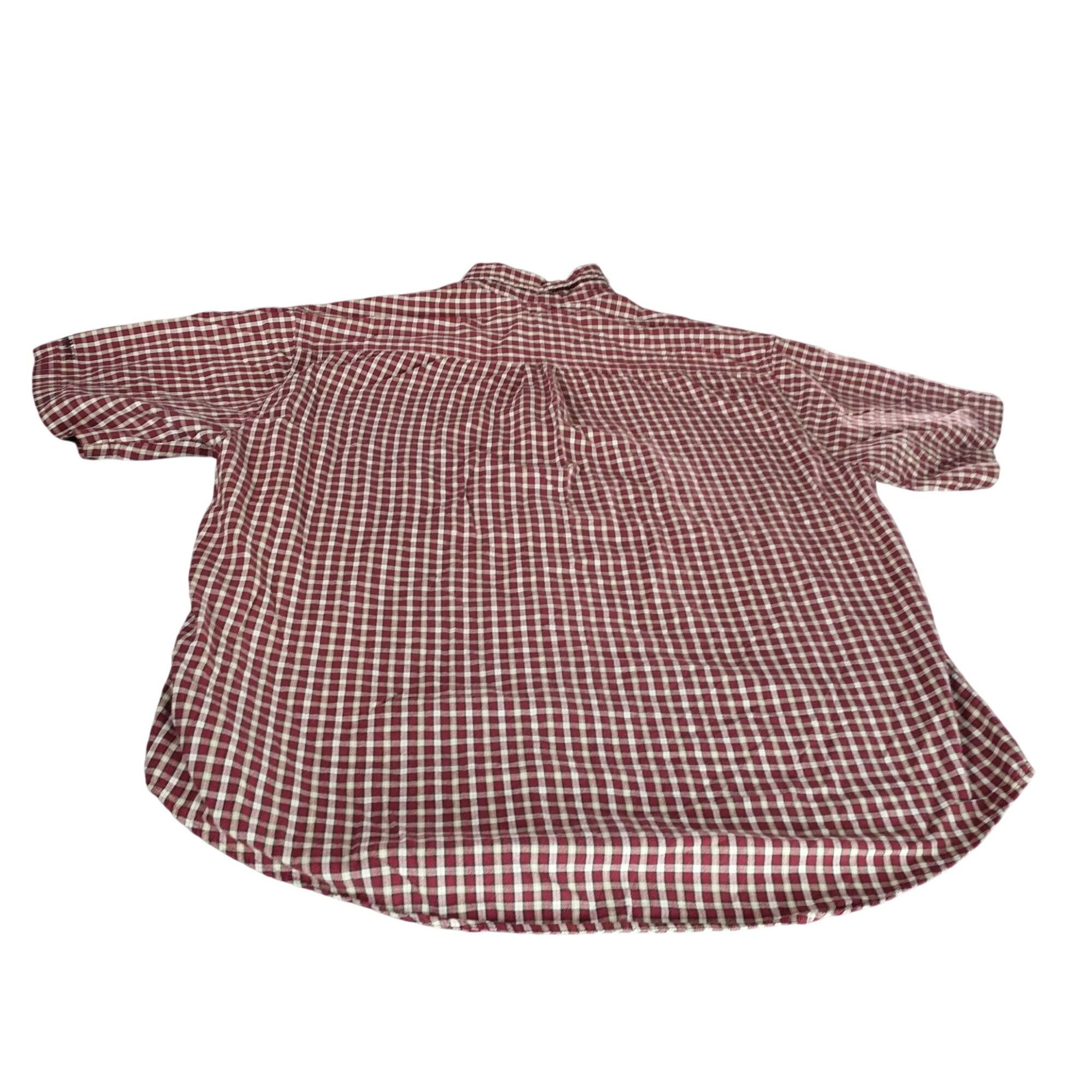 Disney Vintage Walt Disney World Button Up Shirt Men Sz XL Red Whit Size US XL / EU 56 / 4 - 8 Thumbnail