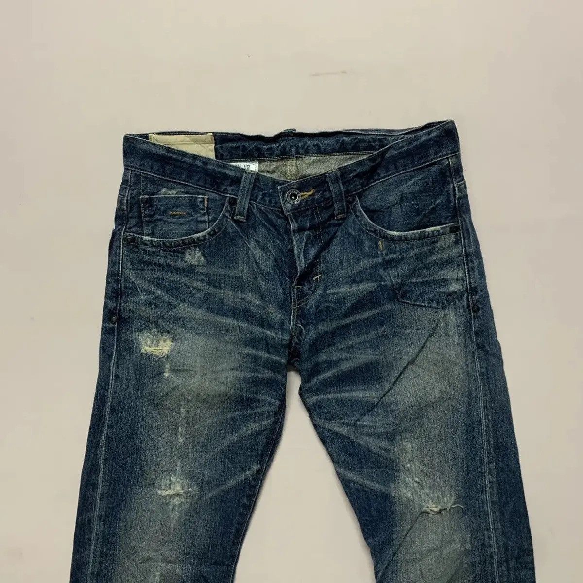 Avirex Avirex Jean Nice Fading Denim W32 L32 Distressed Ripped Pant Size US 32 / EU 48 - 3 Thumbnail