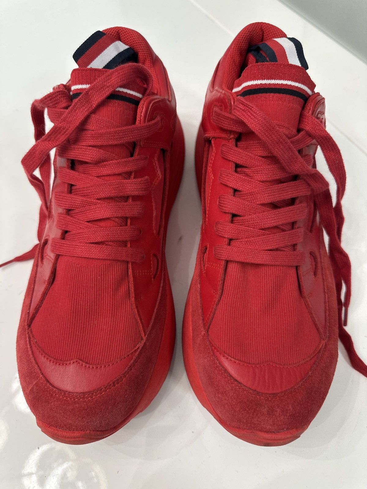 Tommy Hilfiger Hilfiger Collection Chunky Men Sneakers Red Size US 11 / EU 44 - 1 Thumbnail